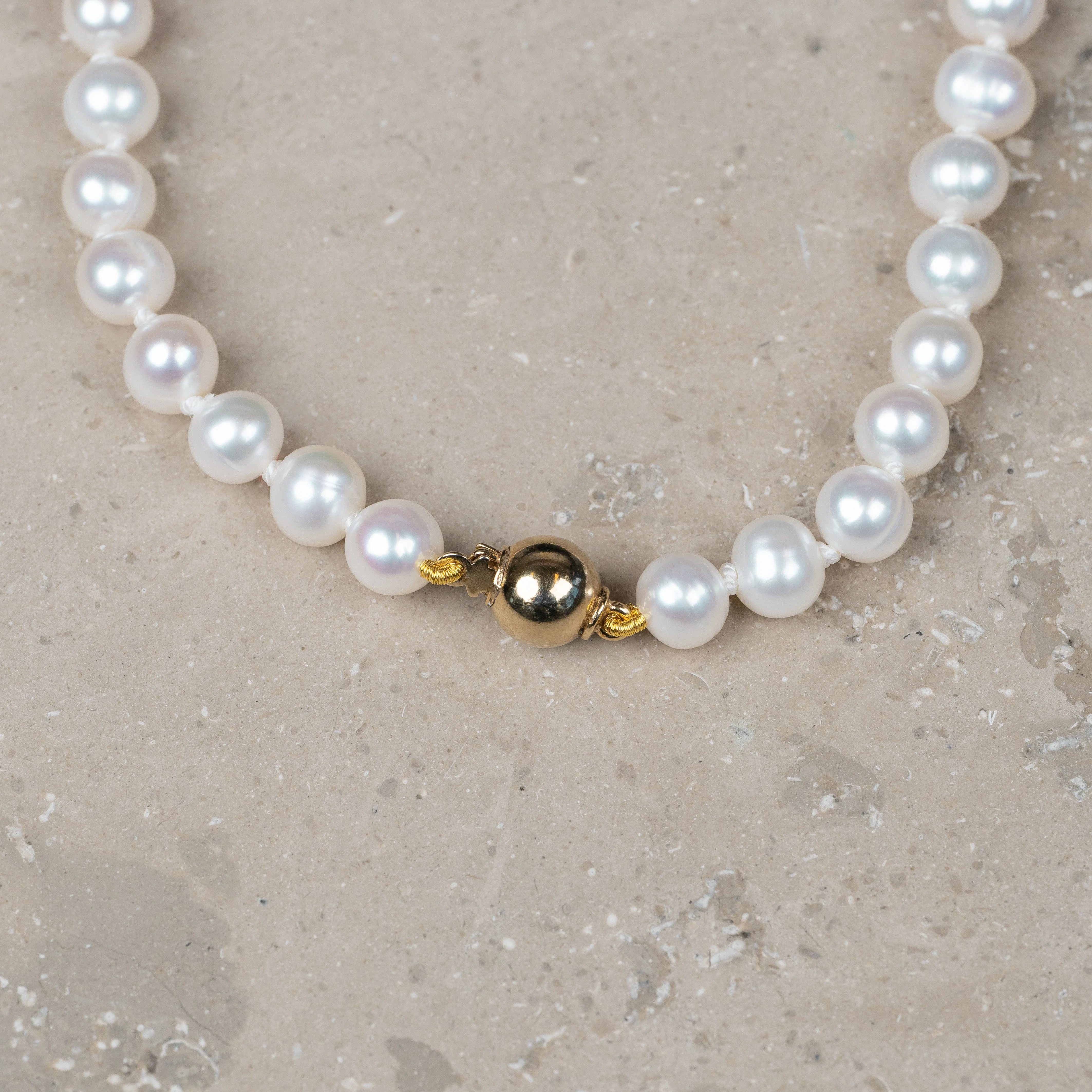 Halskjede Milena Pearl & Blue - Image 4