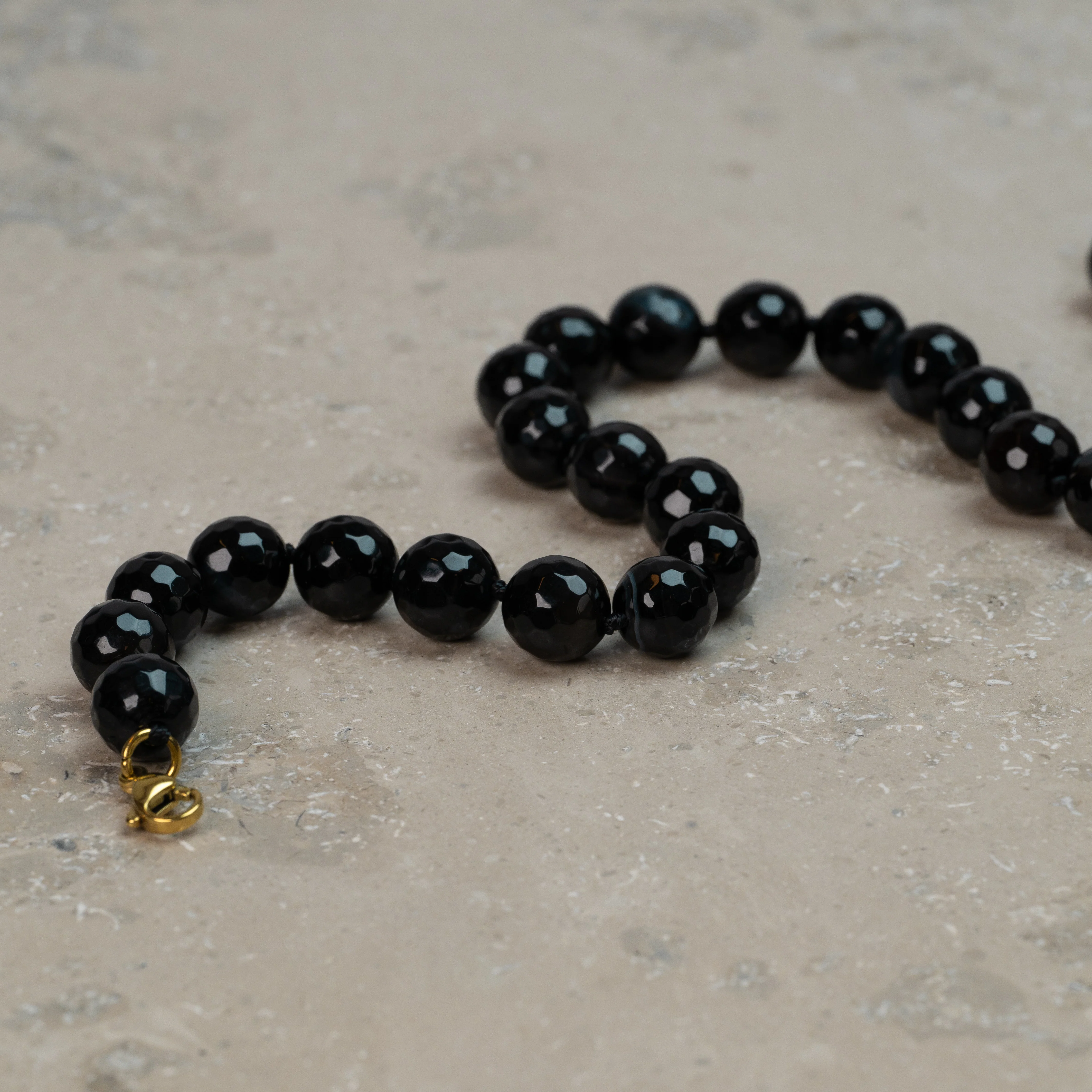 Halskjede Zoe Black Agate - Image 3
