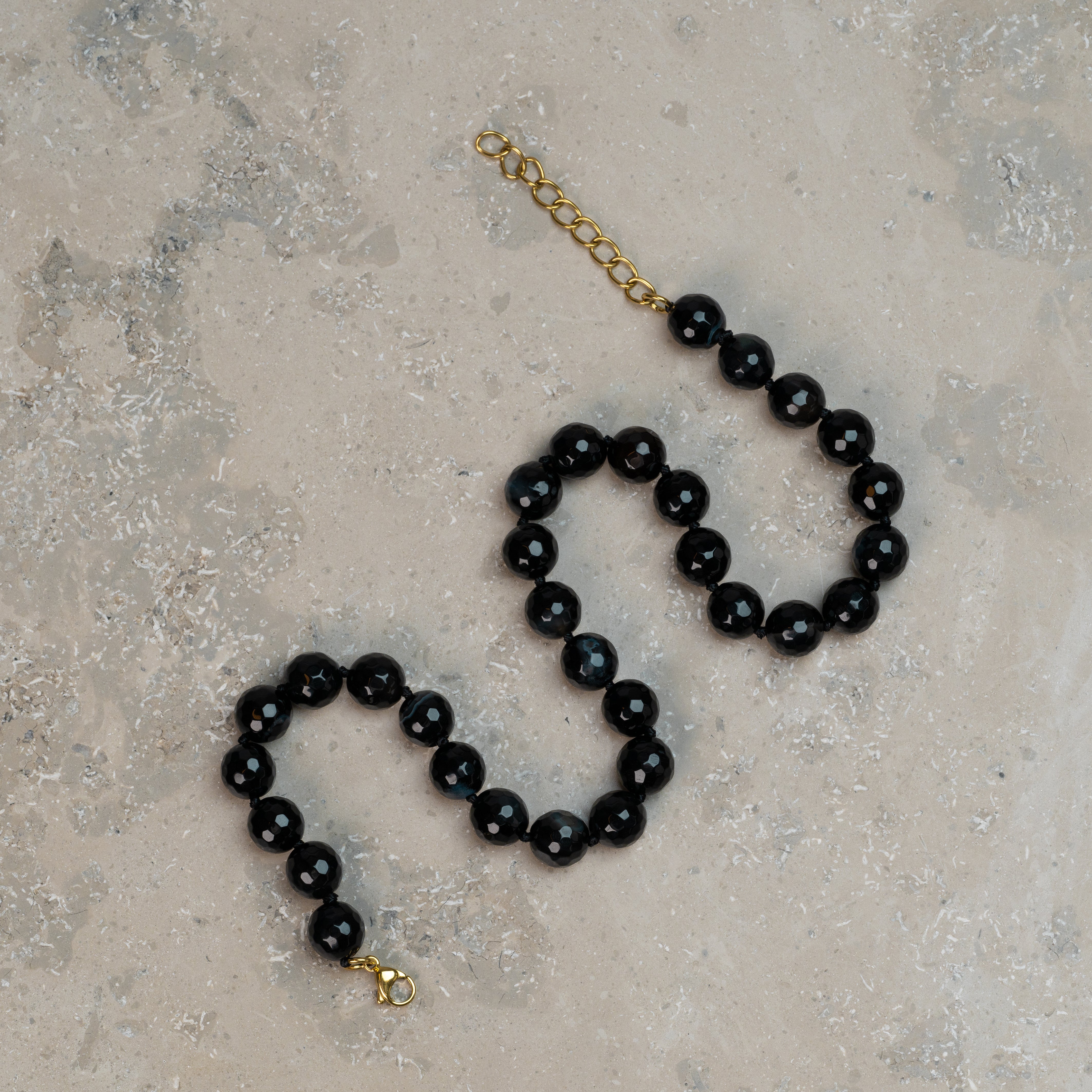 Halskjede Zoe Black Agate - Image 4