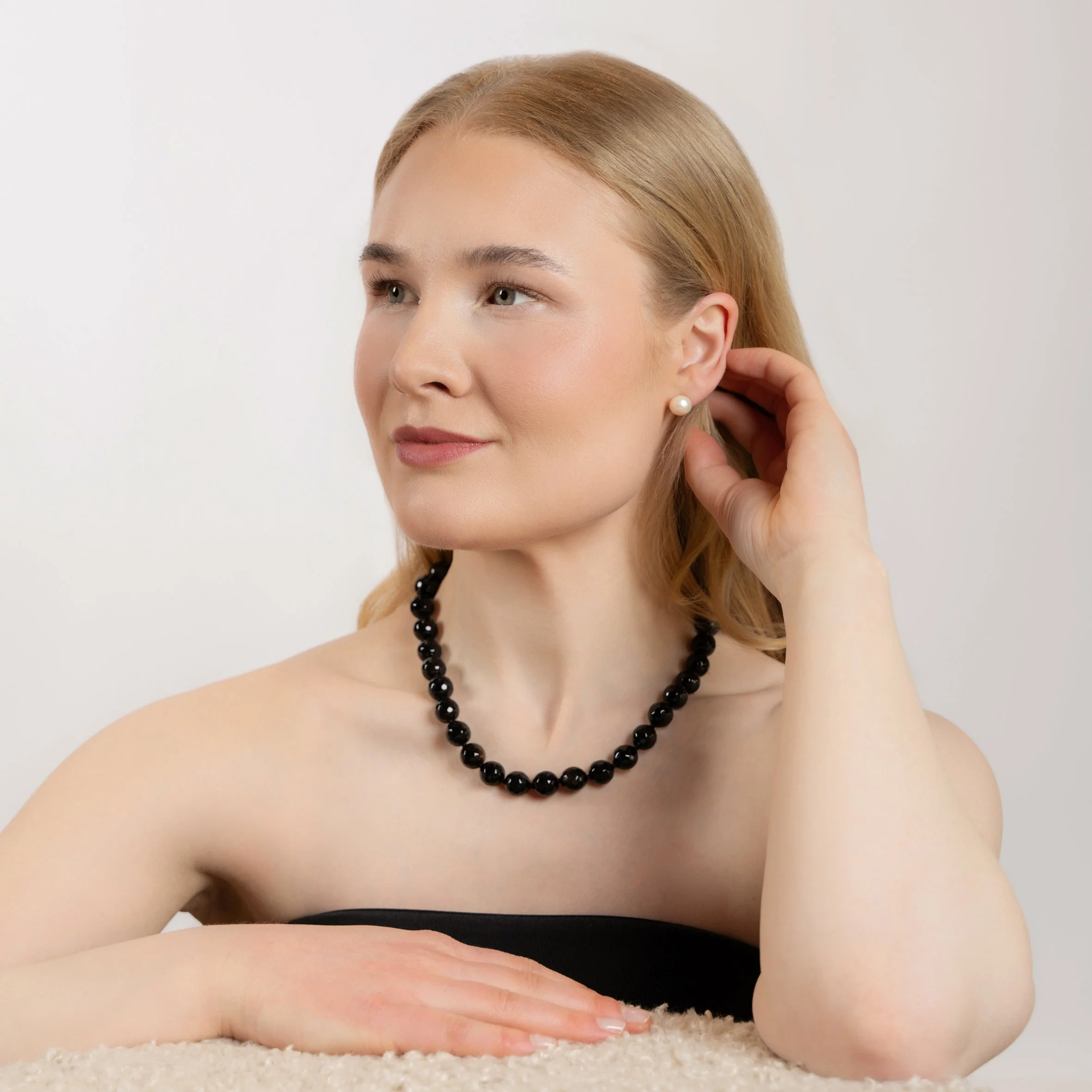 Halskjede Zoe Black Agate - Image 5