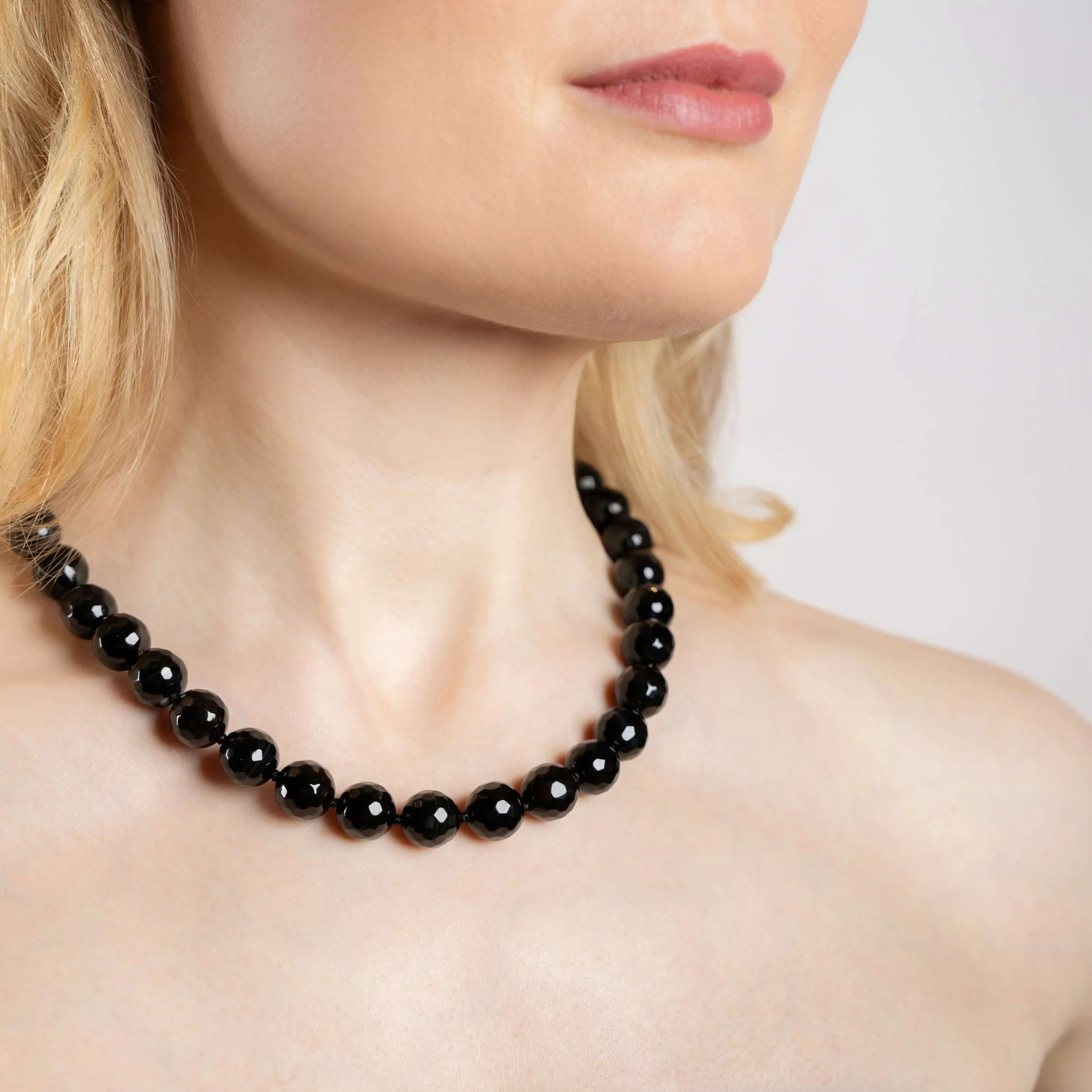 Halskjede Zoe Black Agate - Image 6