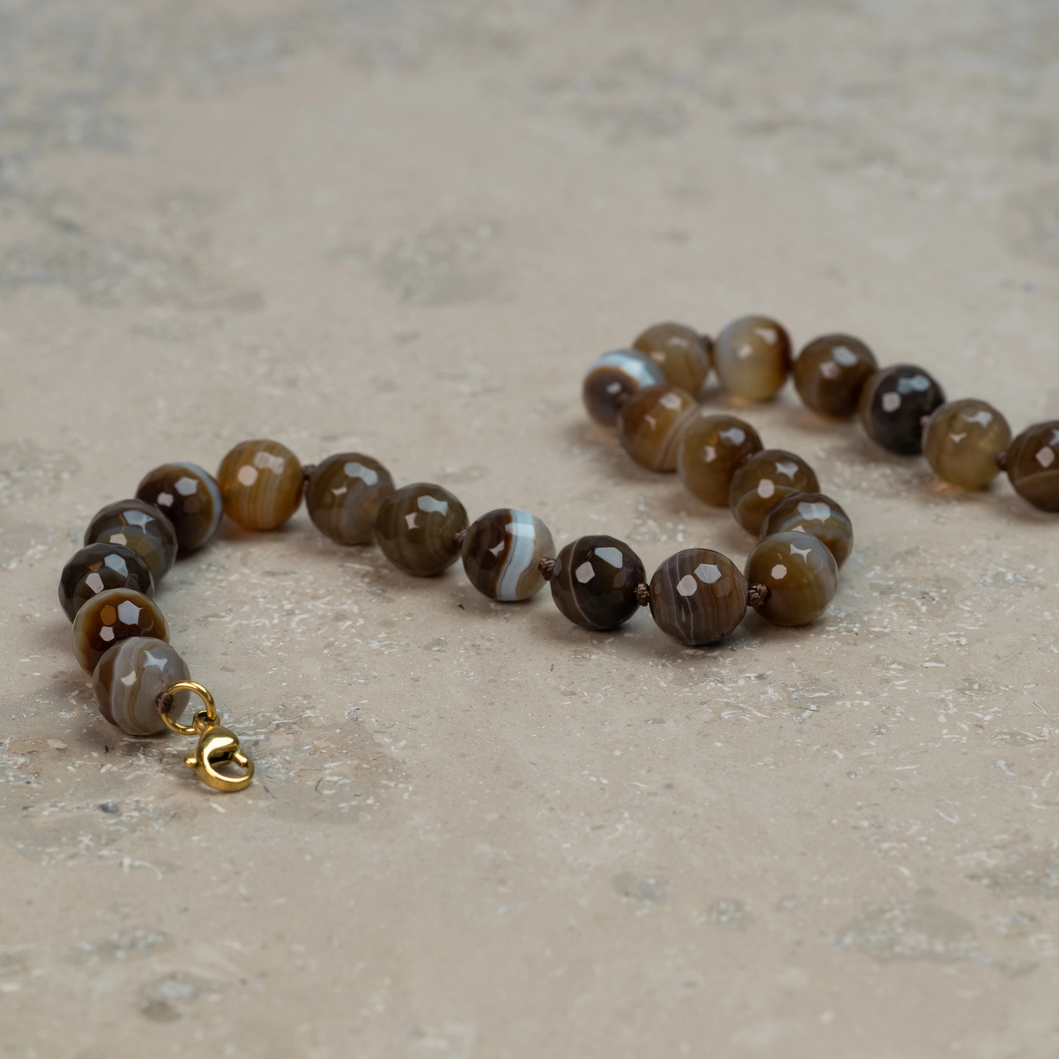 Halskjede Zoe Brown Agate - Image 3