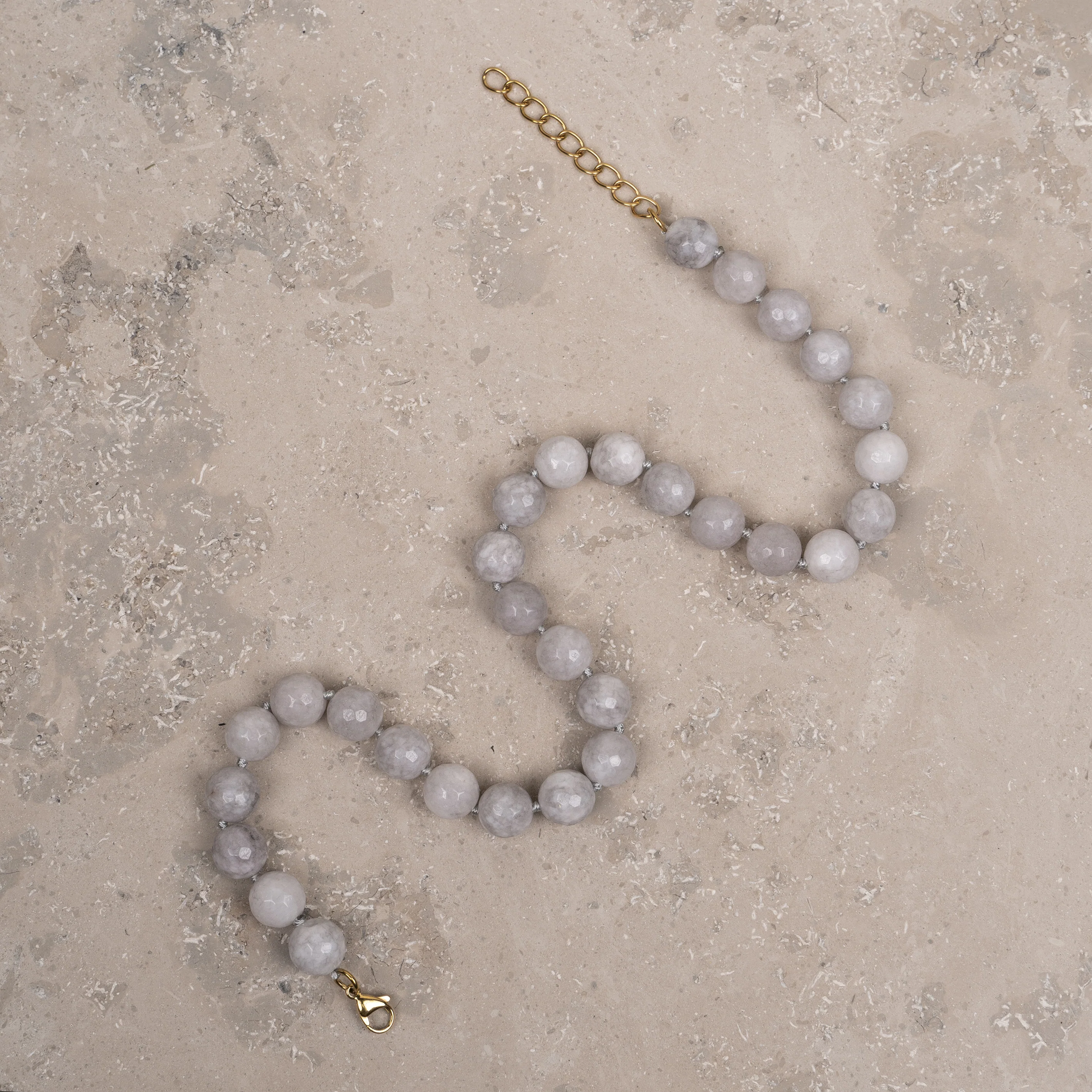 Halskjede Zoe Grey Agate - Image 4