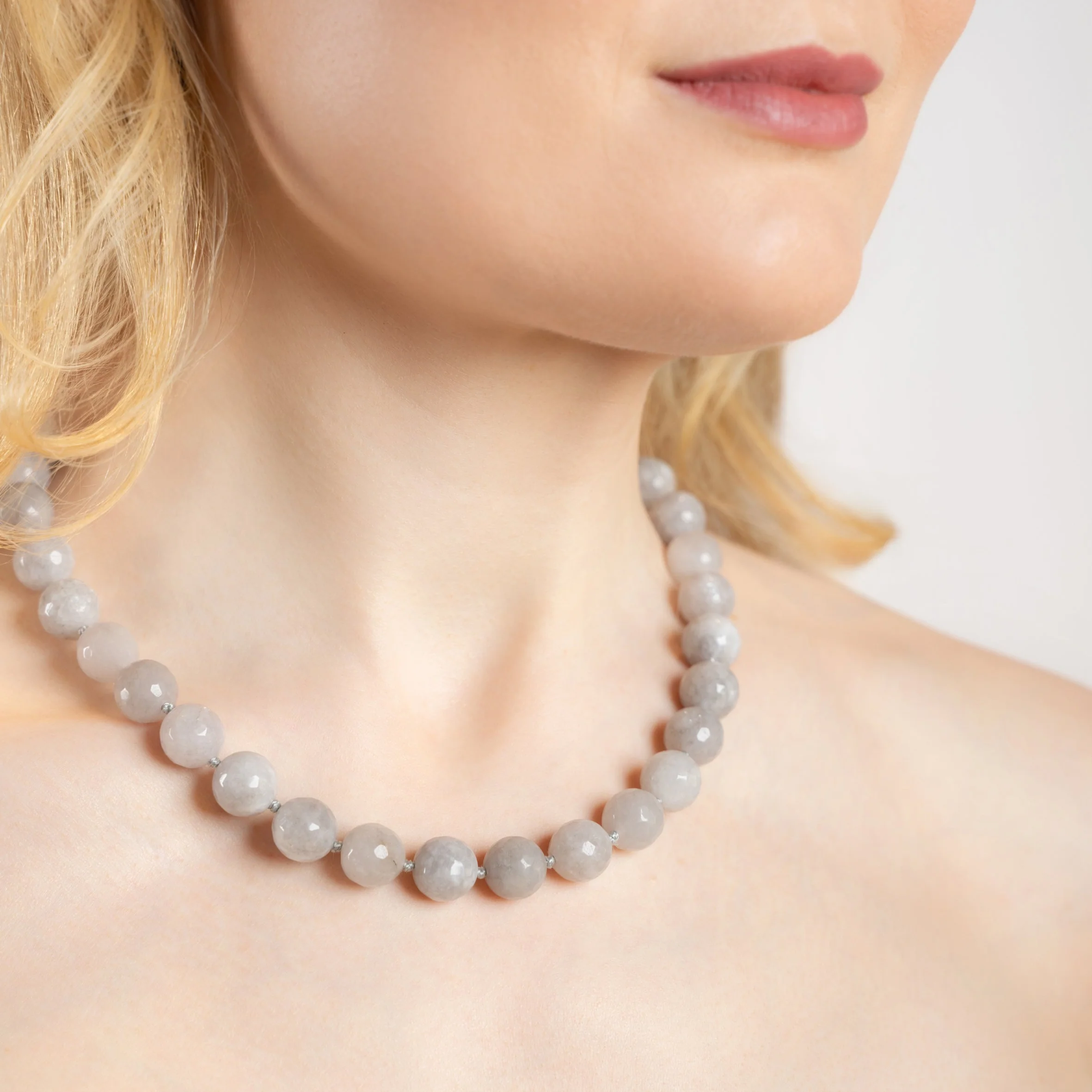 Halskjede Zoe Grey Agate - Image 5