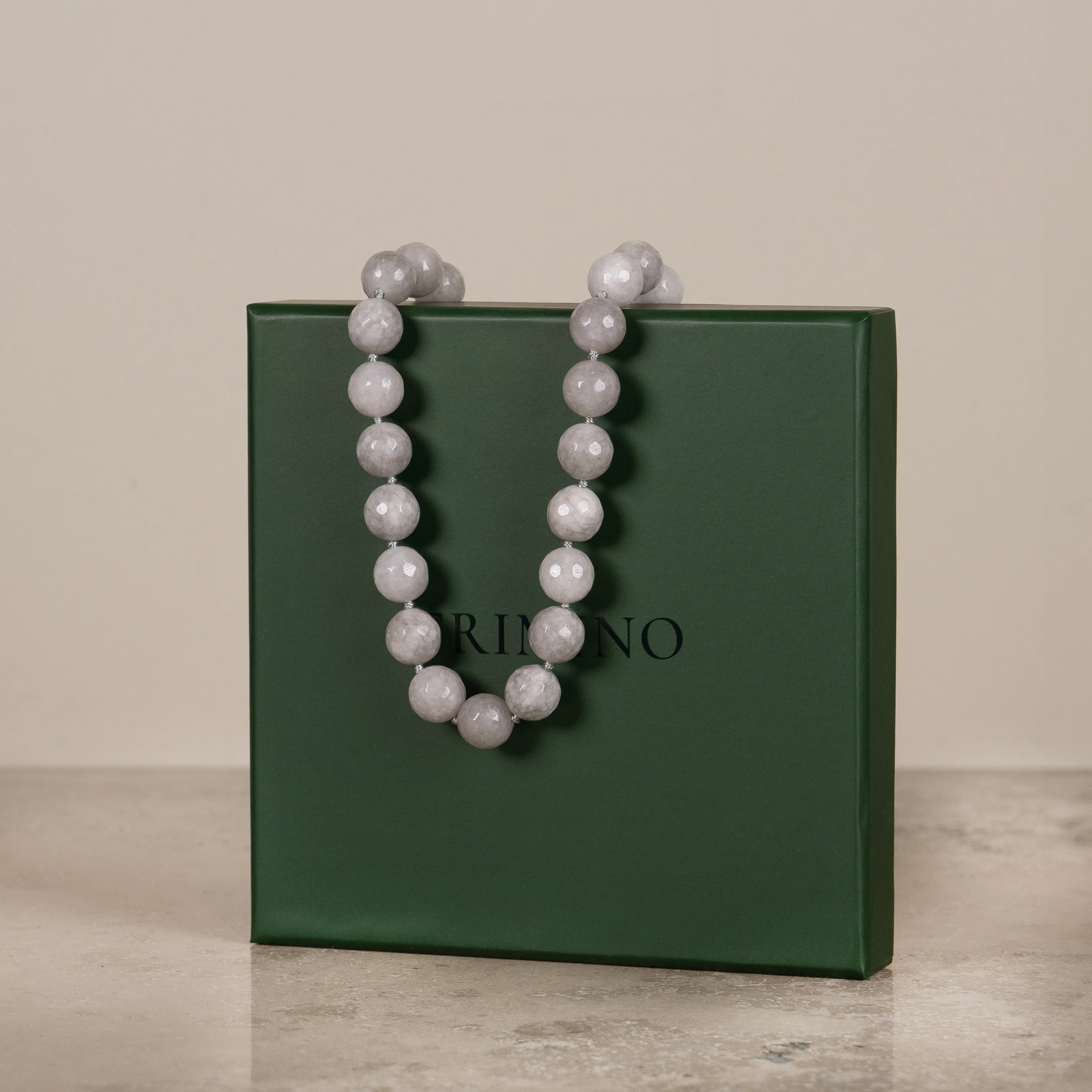 Halskjede Zoe Grey Agate - Image 7