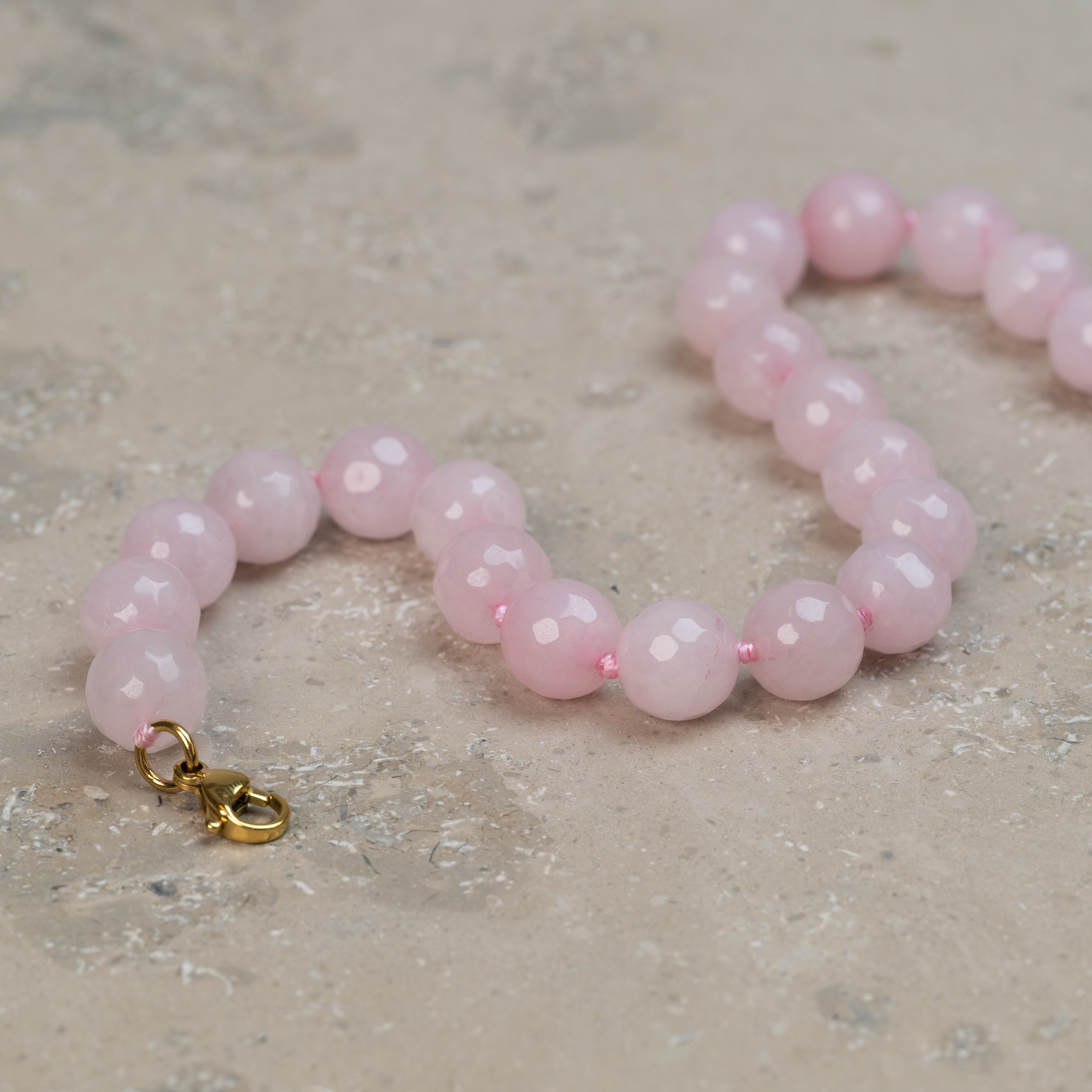 Halskjede Zoe Rose Quartz - Image 3
