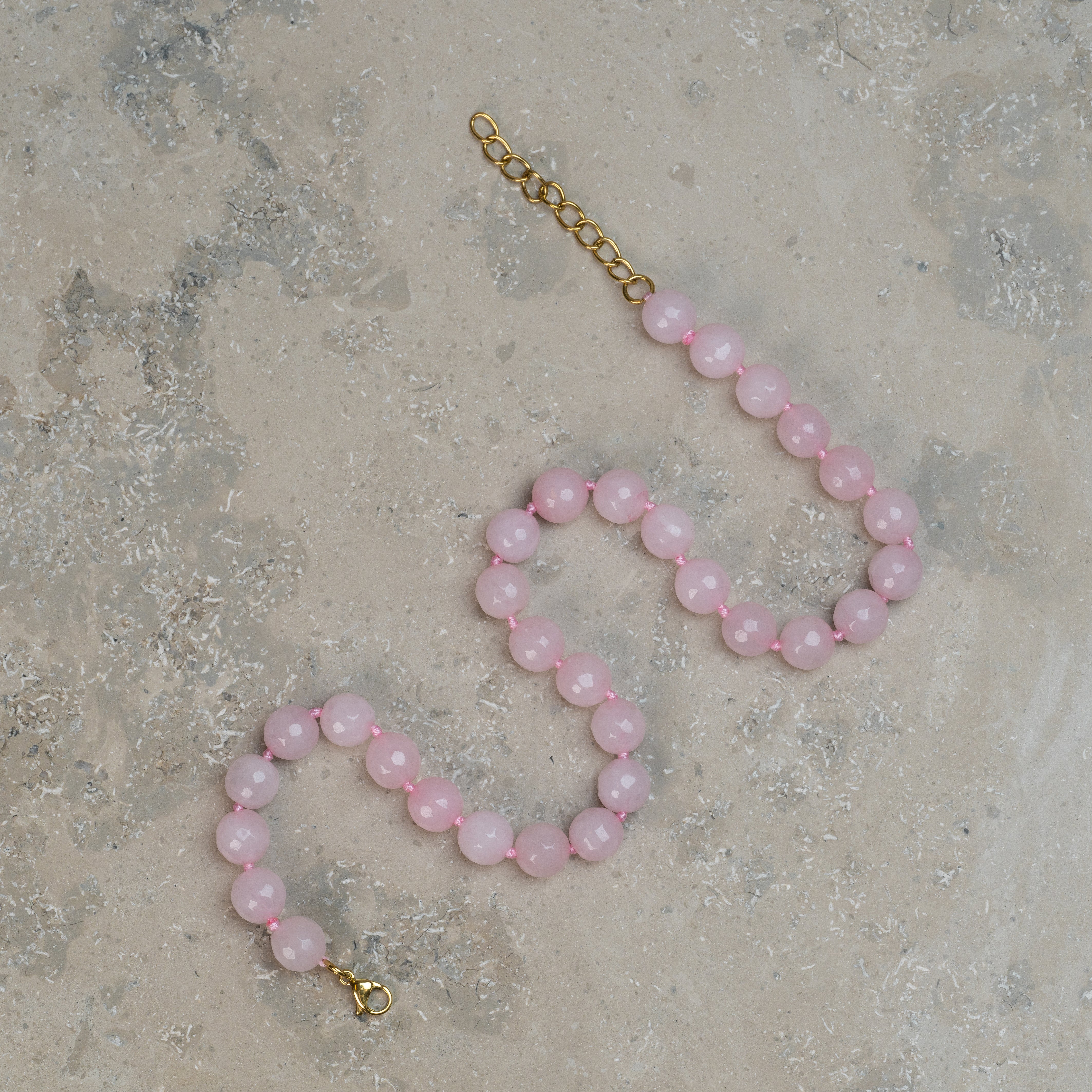 Halskjede Zoe Rose Quartz - Image 4