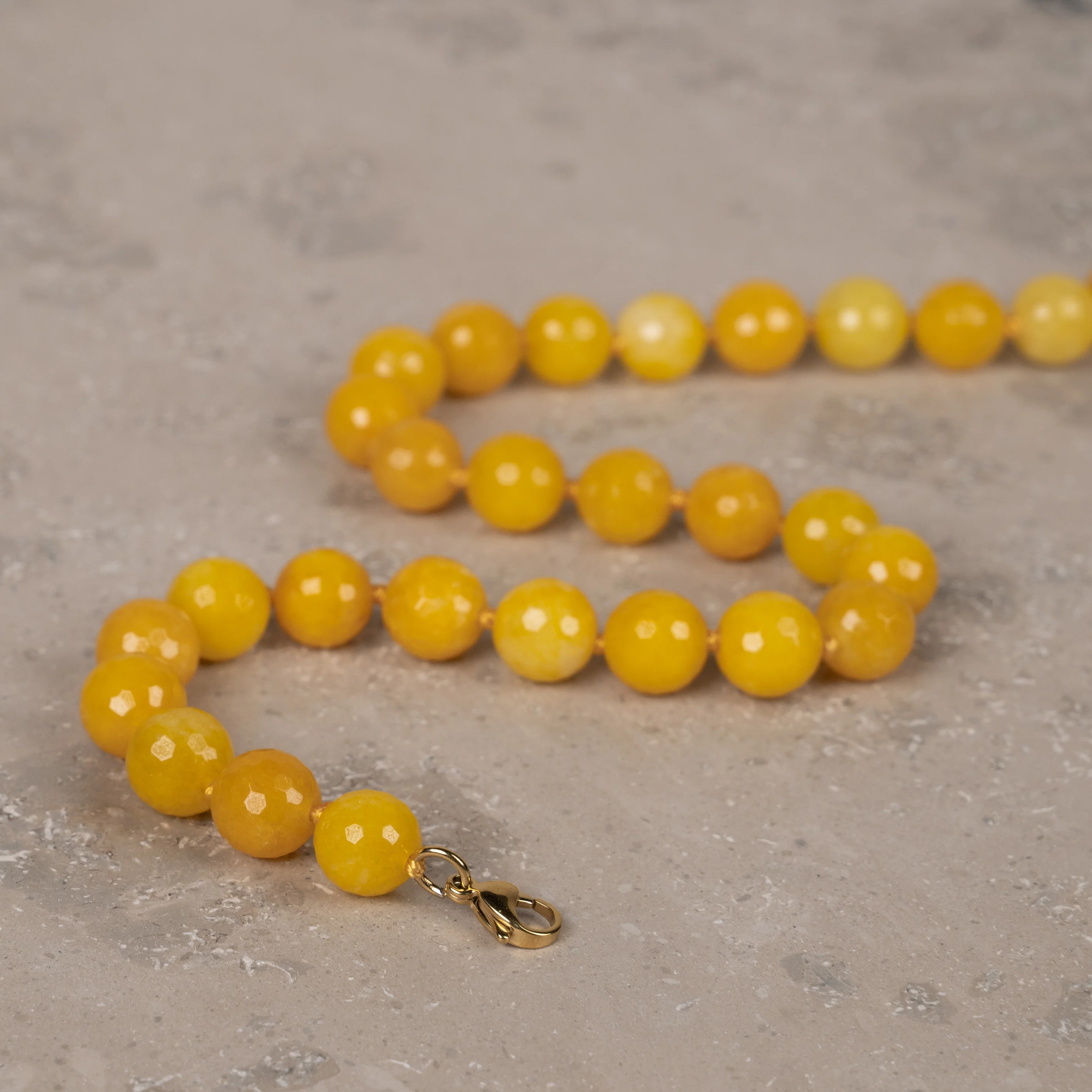 Halskjede Zoe Yellow Agate - Image 3