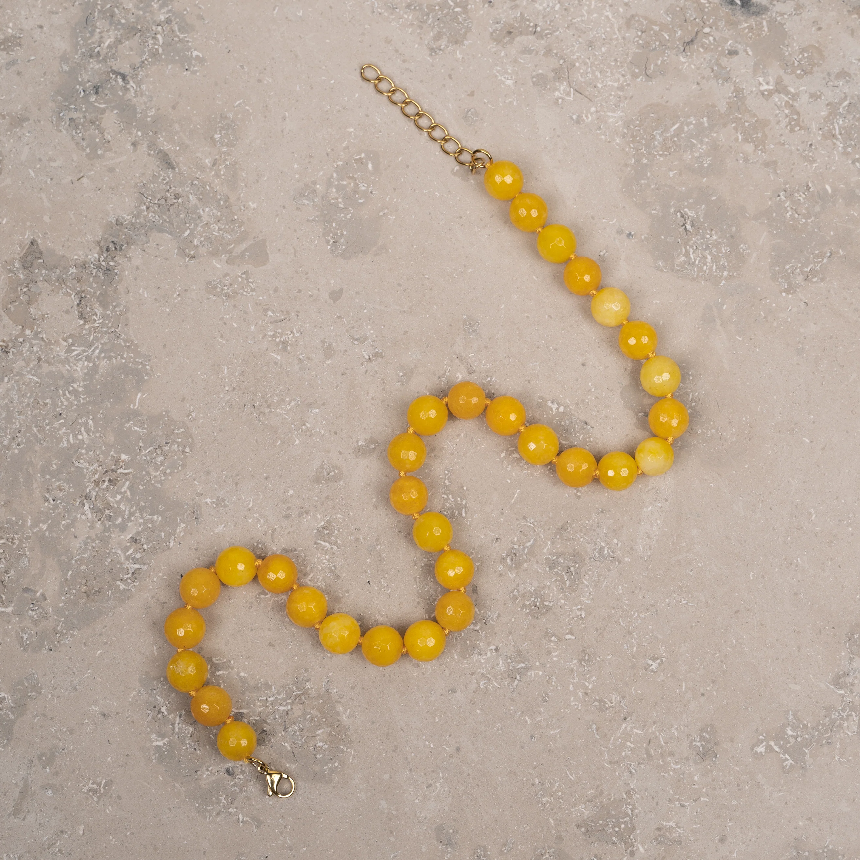 Halskjede Zoe Yellow Agate - Image 4
