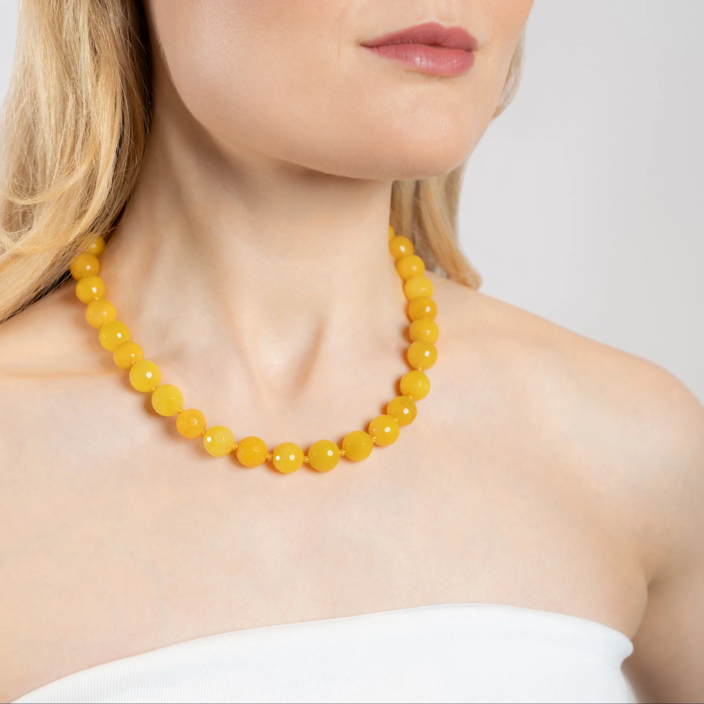Halskjede Zoe Yellow Agate - Image 5