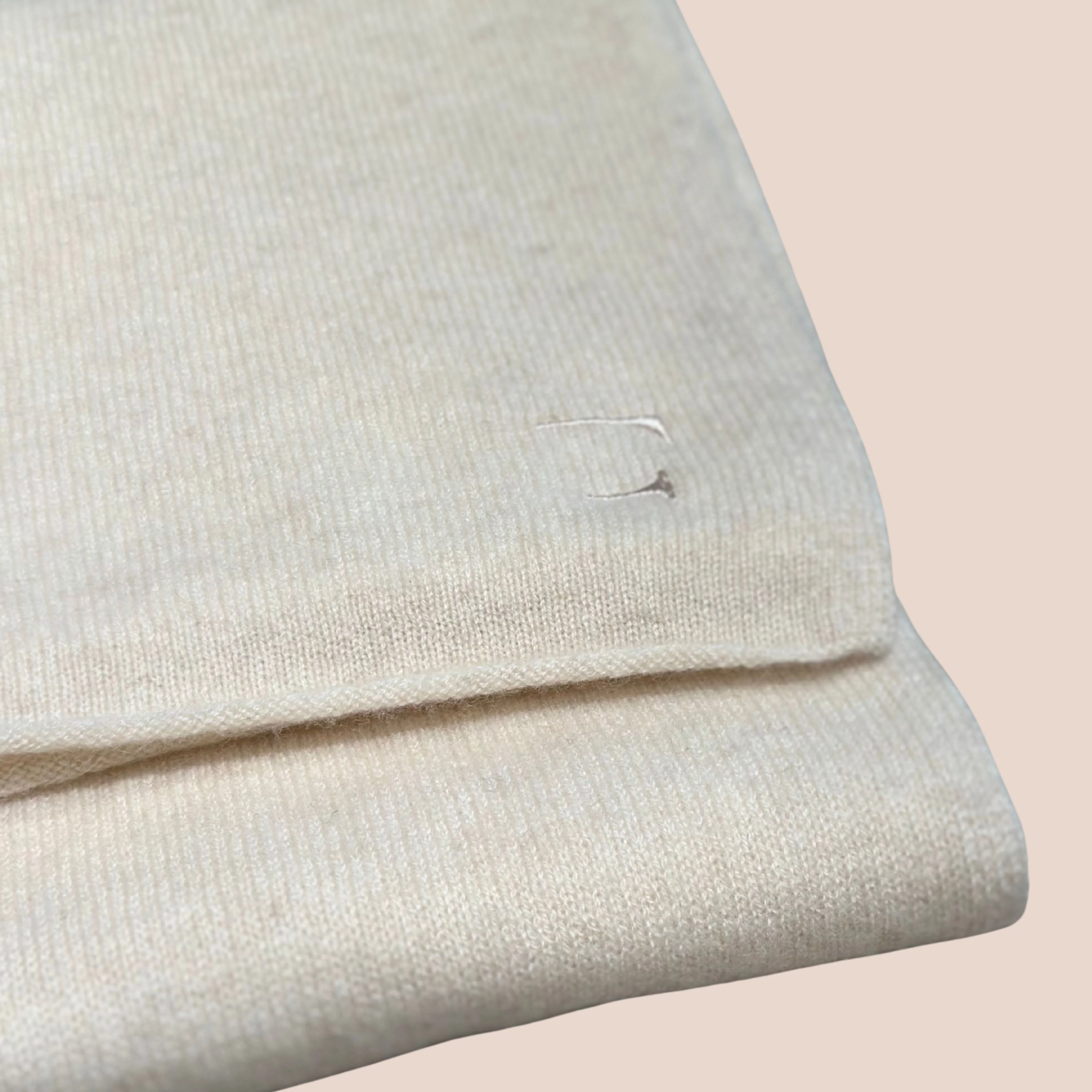 Kashmirskjerf Lyon Cream - Image 6