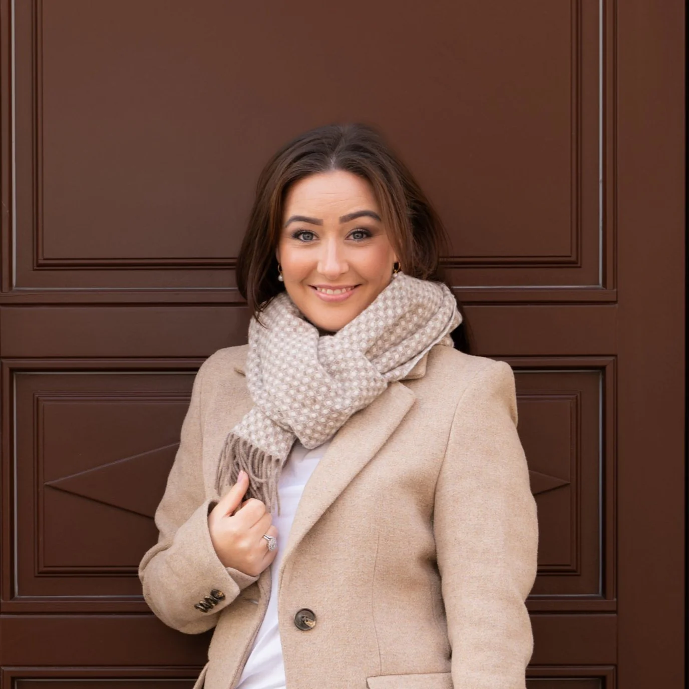 Ullskjerf Lugano Beige - Image 8