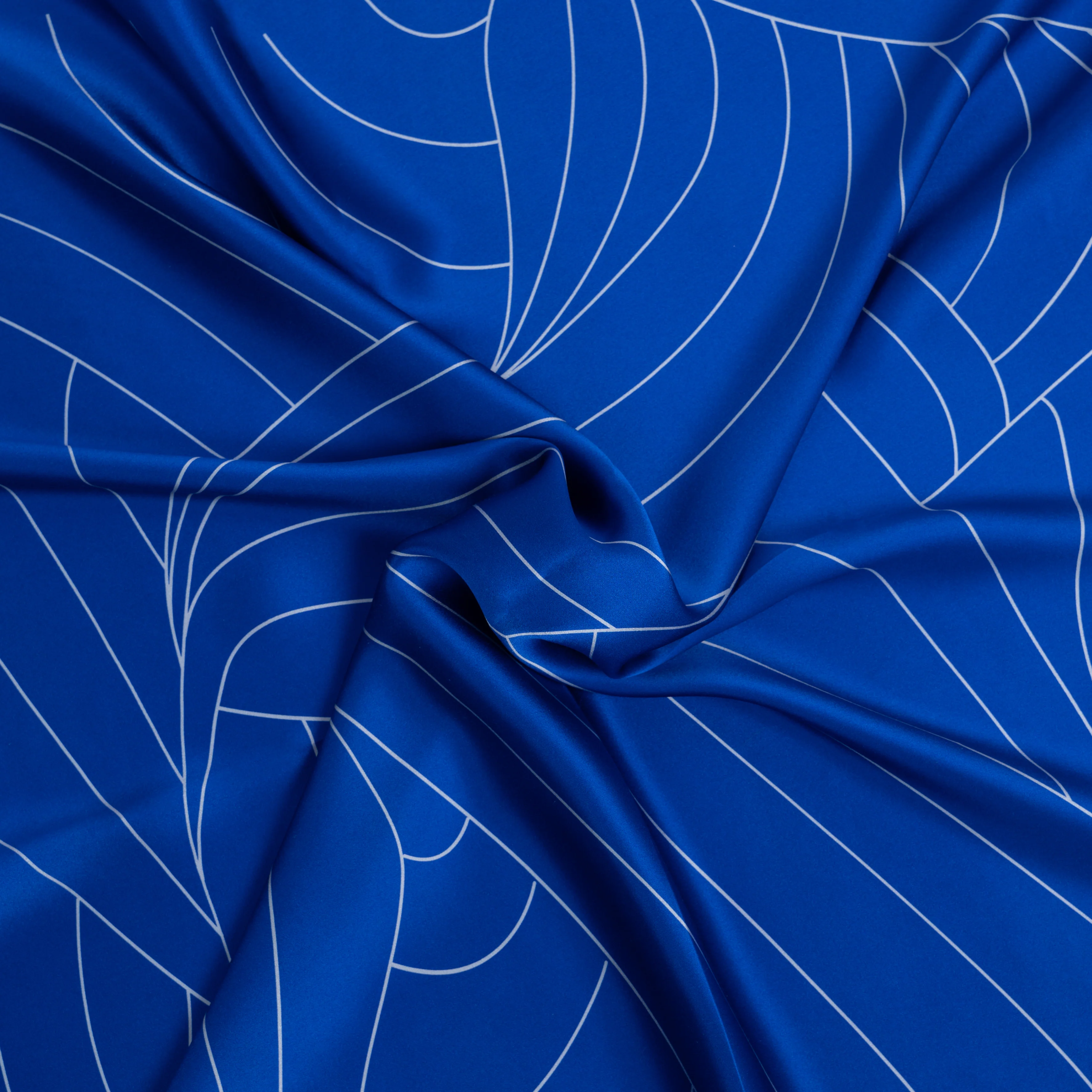 Silkeskjerf Palma Royal Blue - Image 3