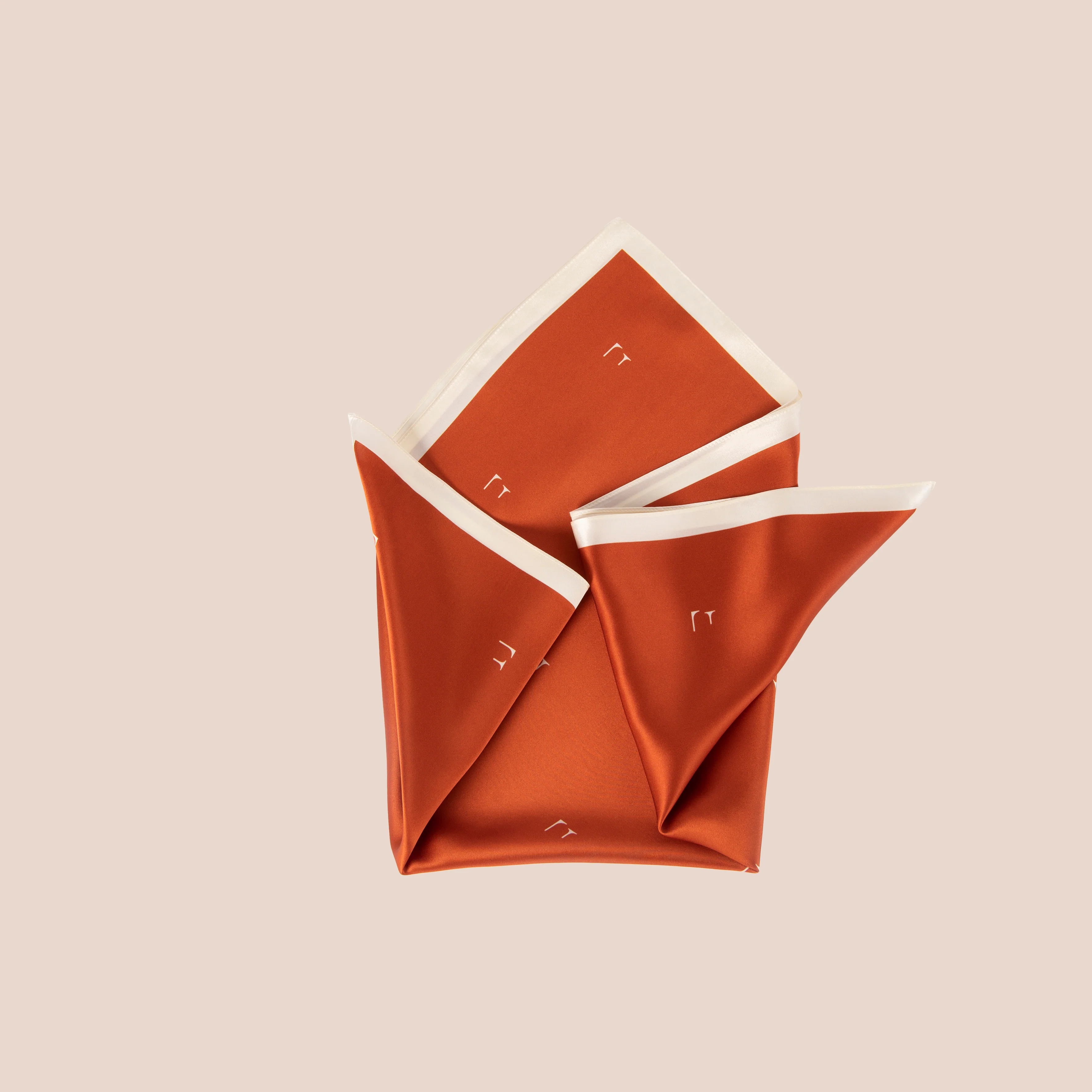 Silkeskjerf Paris Orange - Image 6