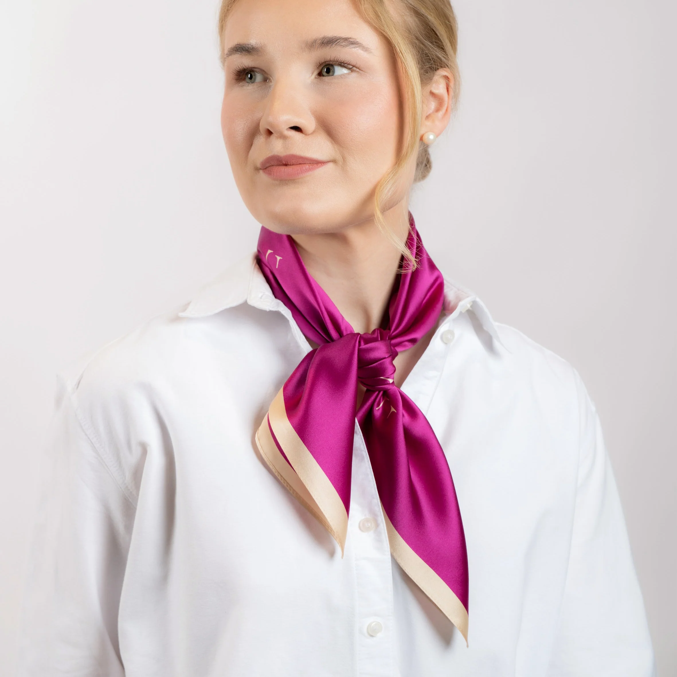 Silkeskjerf Paris Pink - Image 7