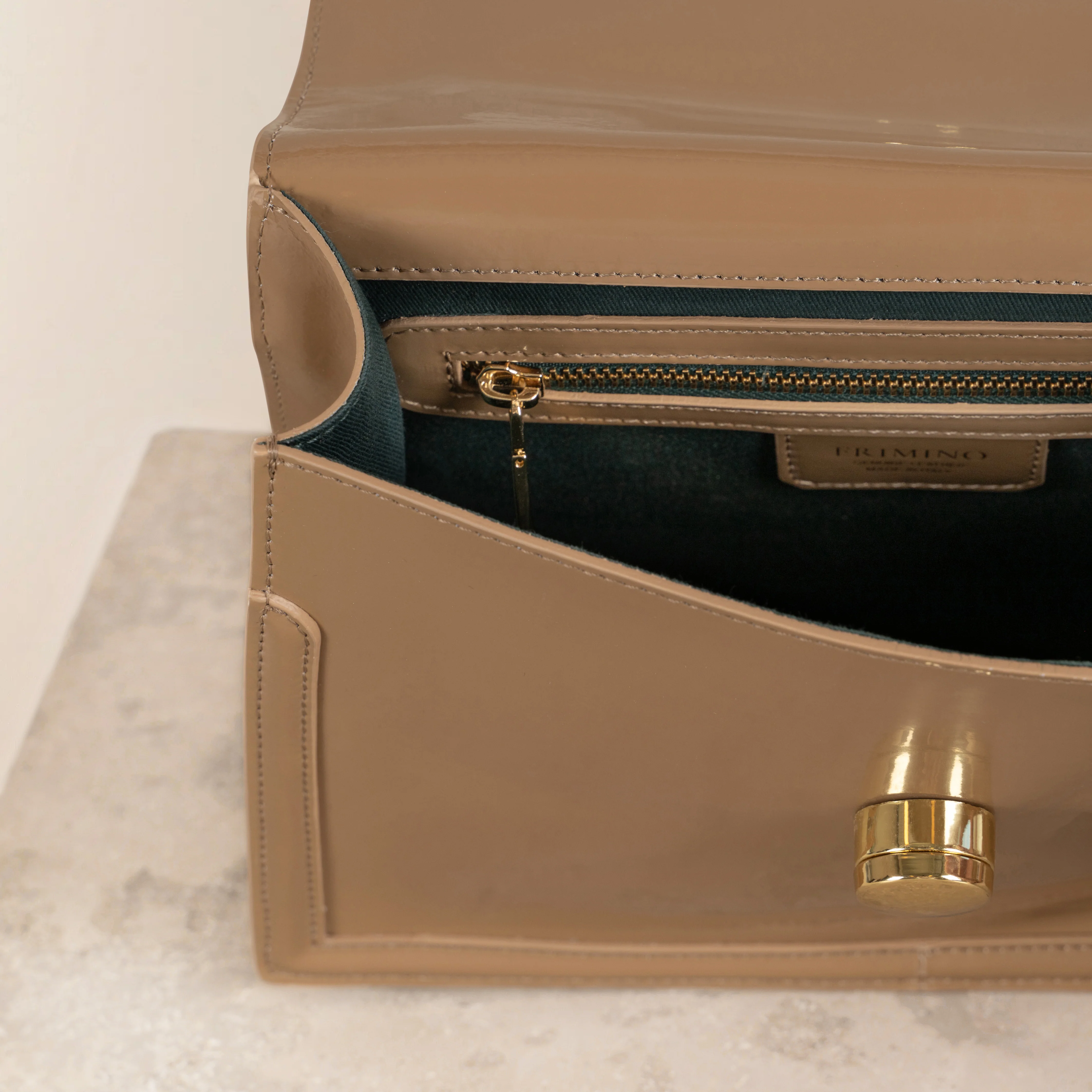 Veske Skinn Bella Beige - Image 4