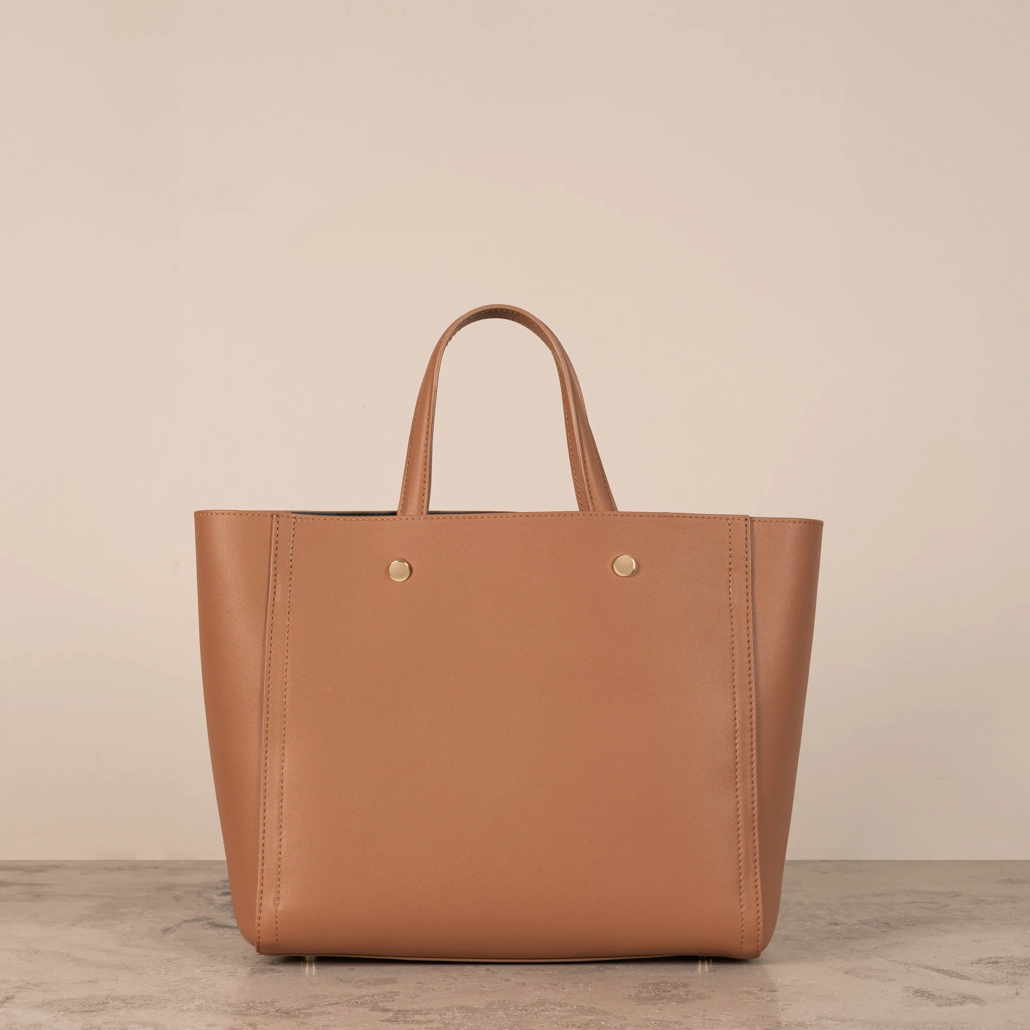 Veske Skinn Aurora Camel - Image 4
