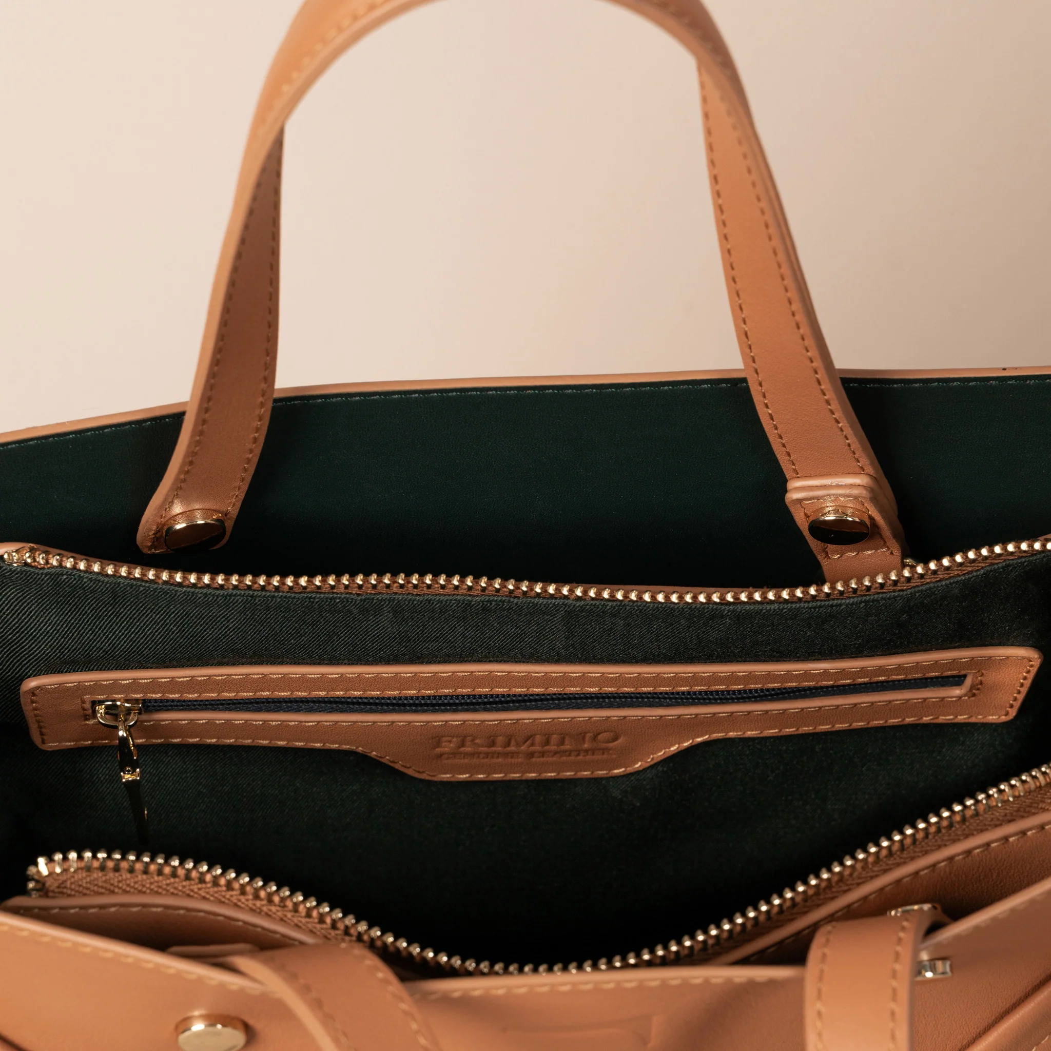 Veske Skinn Aurora Camel - Image 6