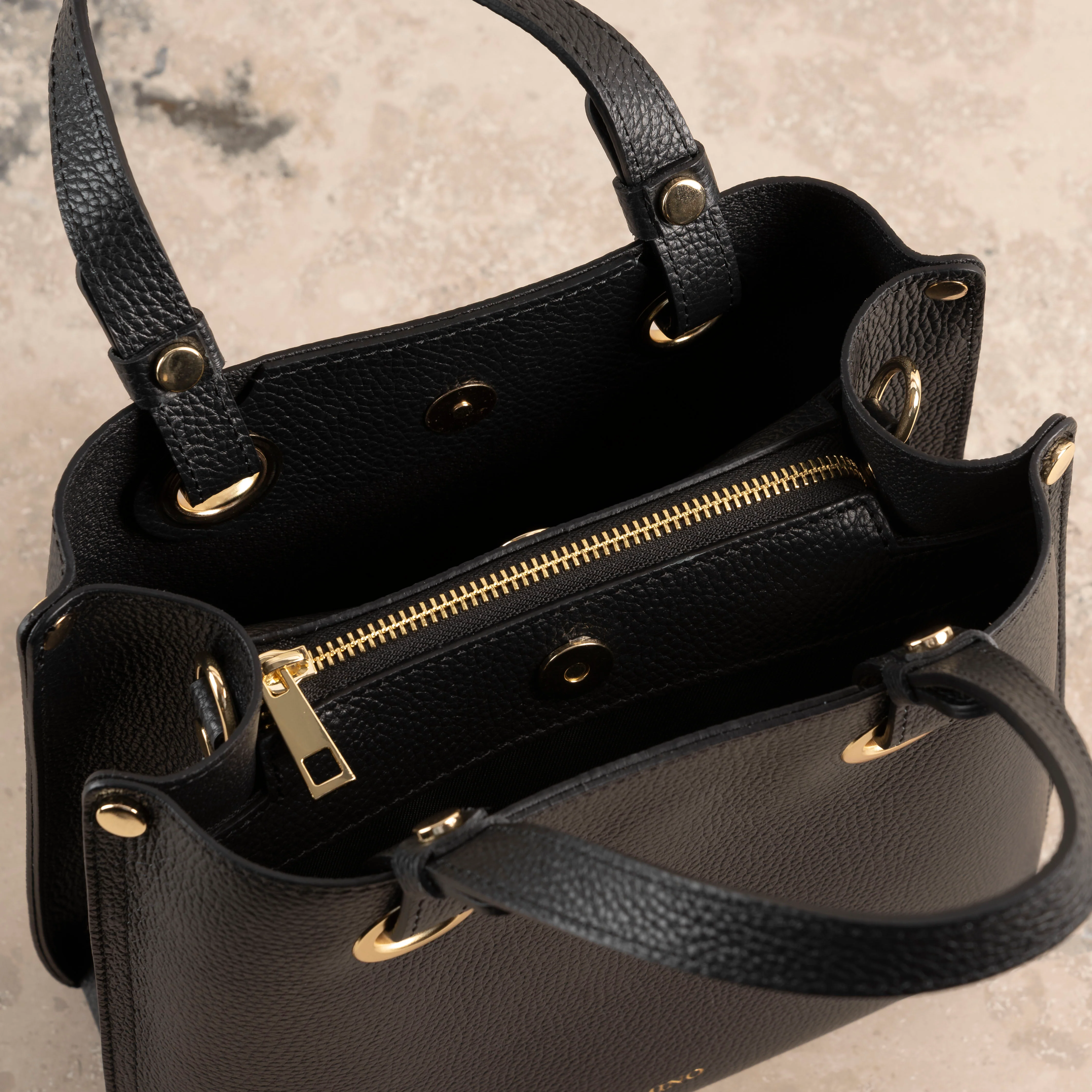 Veske Skinn Bianca Black - Image 4