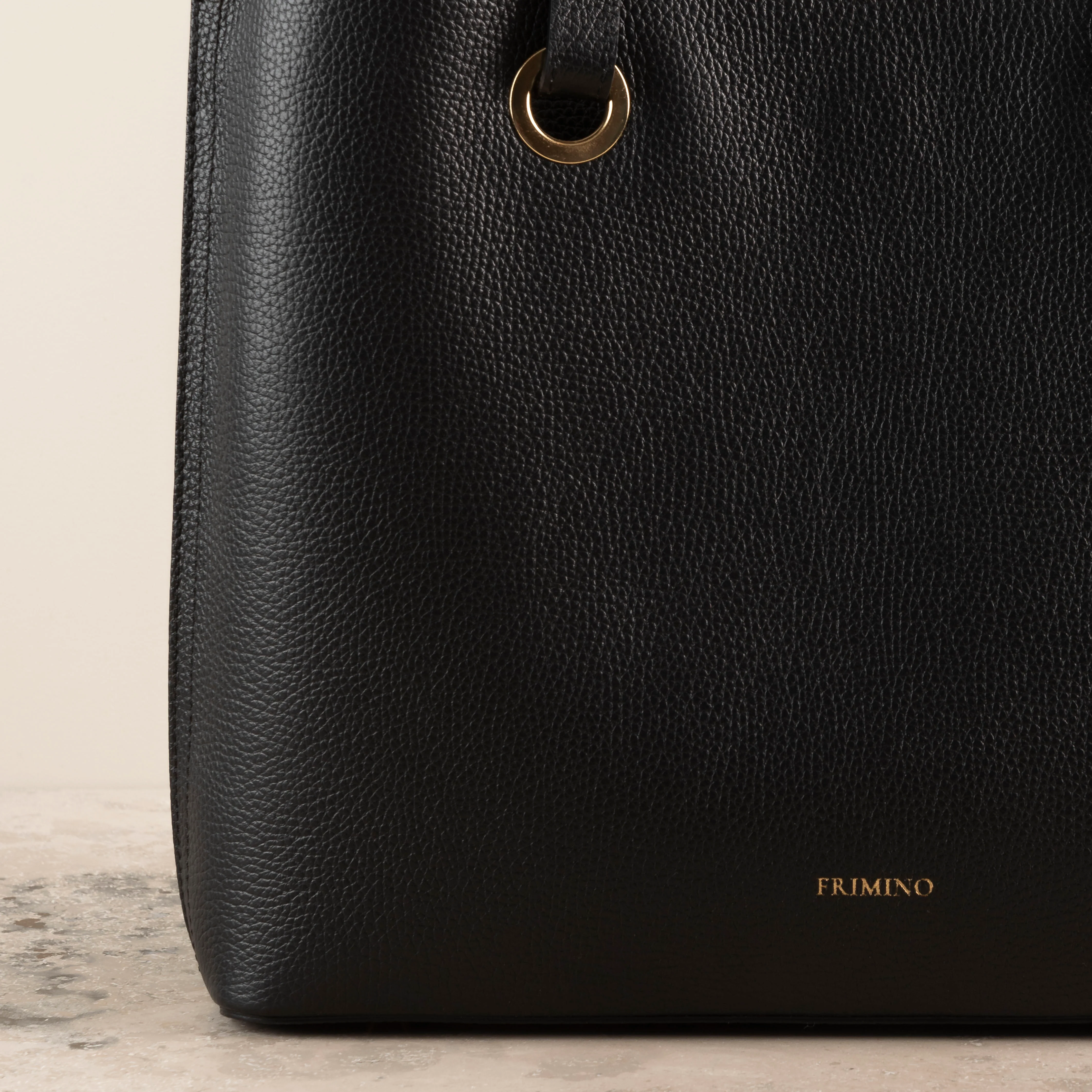 Veske Skinn Bianca Work Black - Image 6
