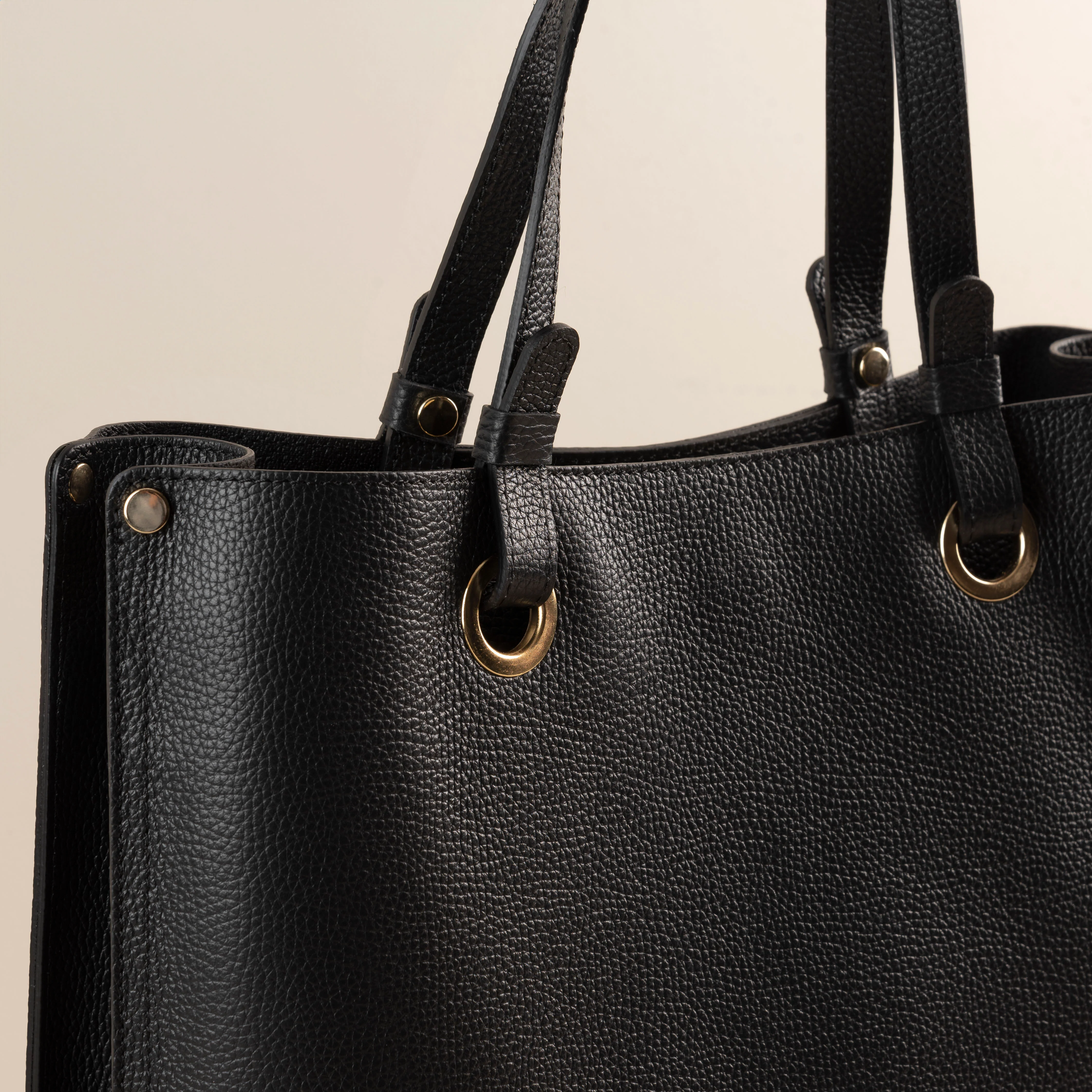 Veske Skinn Bianca Work Black - Image 7