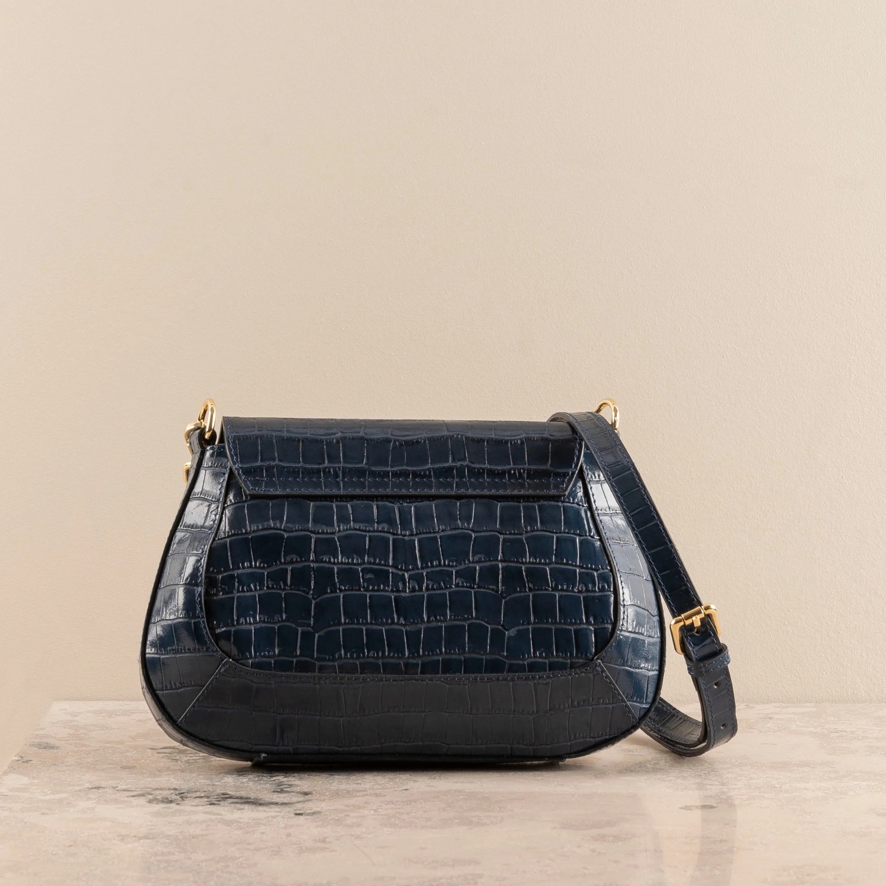 Veske Skinn Elena Blue - Image 4
