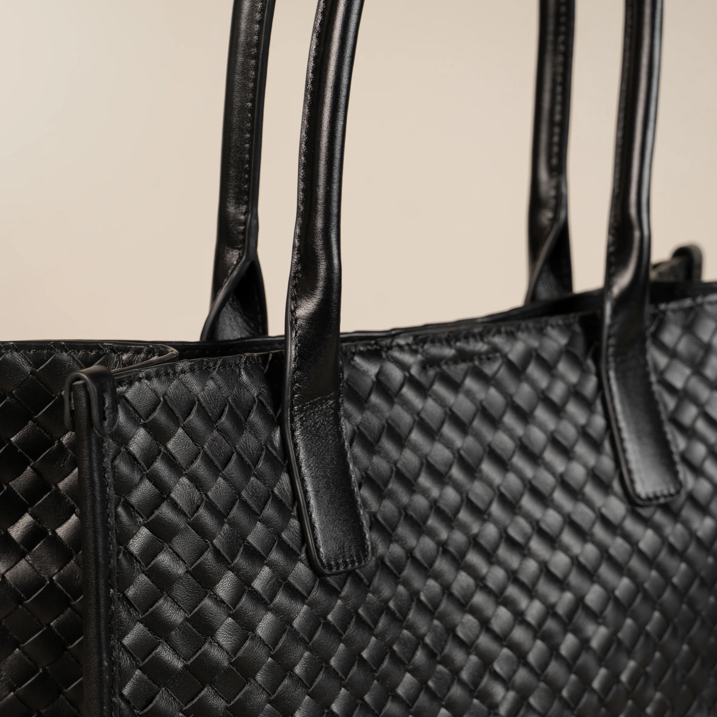 Veske Skinn Olivia Black - Image 4