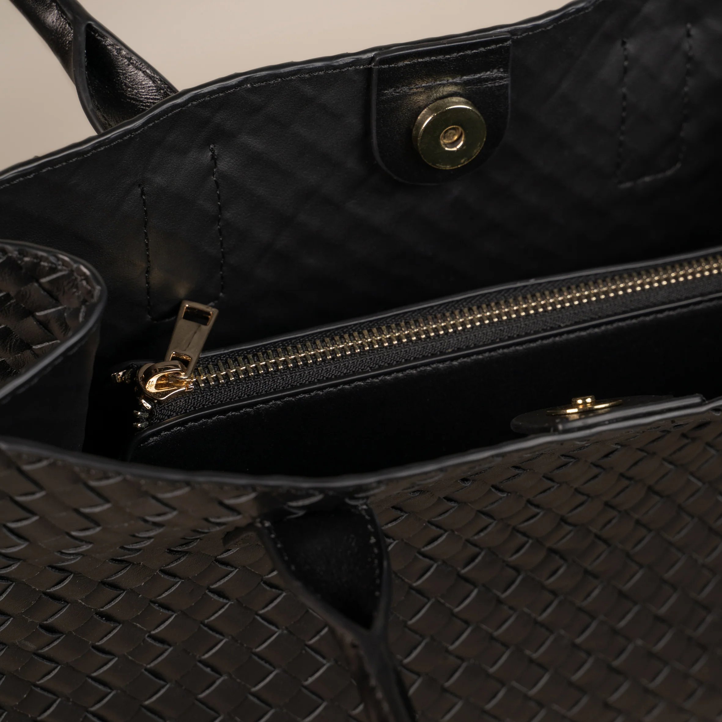 Veske Skinn Olivia Black - Image 7