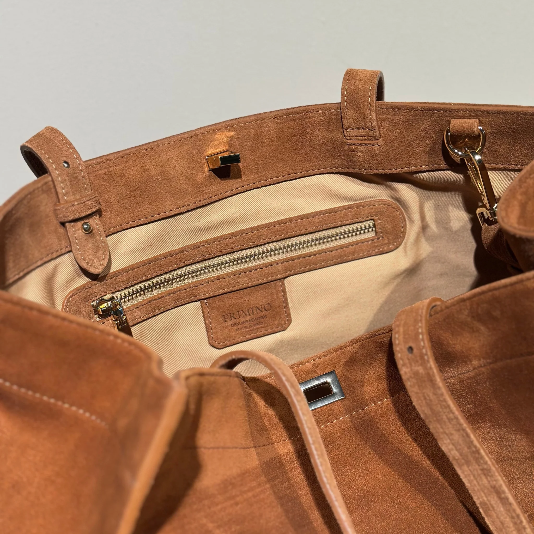 Veske Skinn Sienna Tote Cognac - Image 4