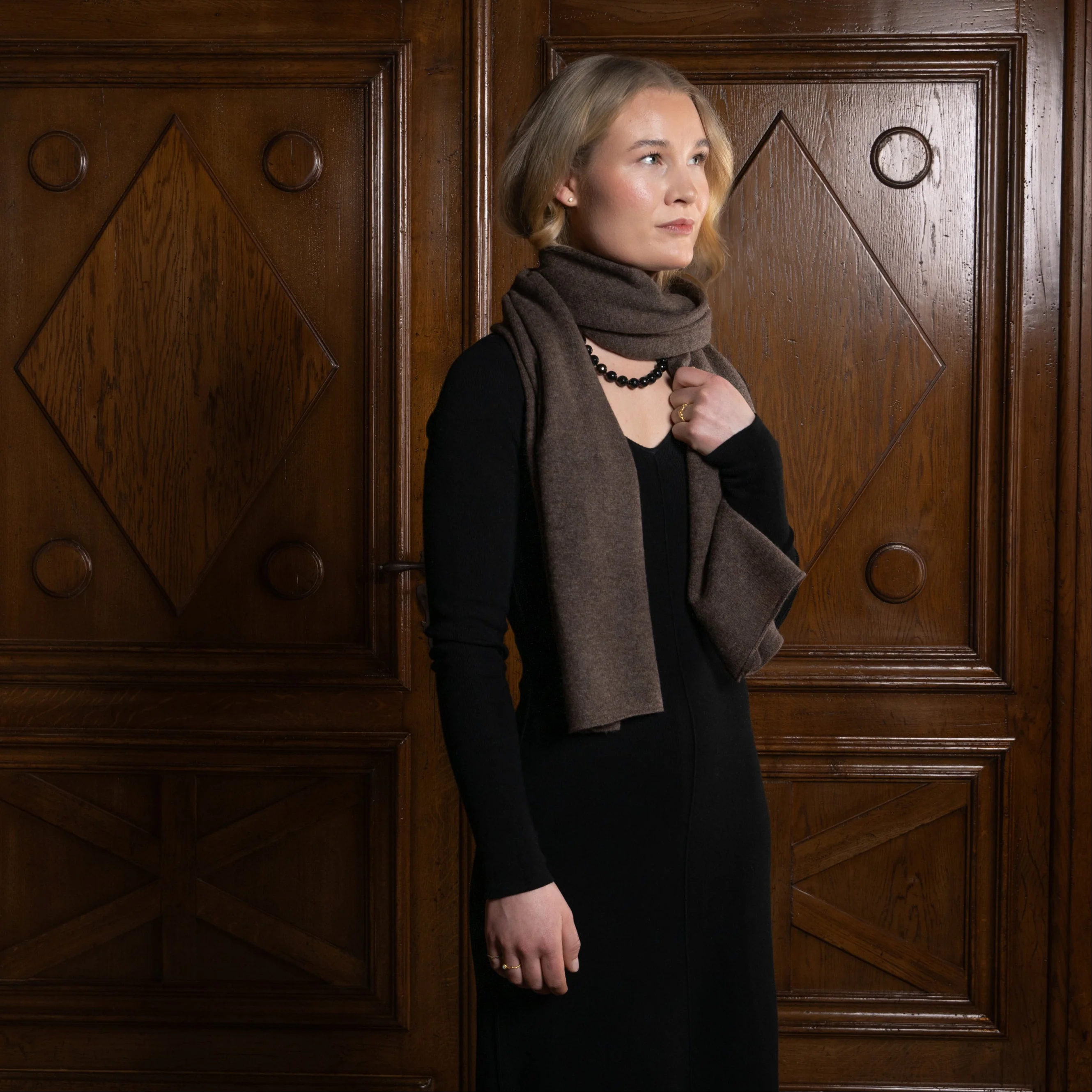 Kashmirskjerf Lyon Brown - Image 6