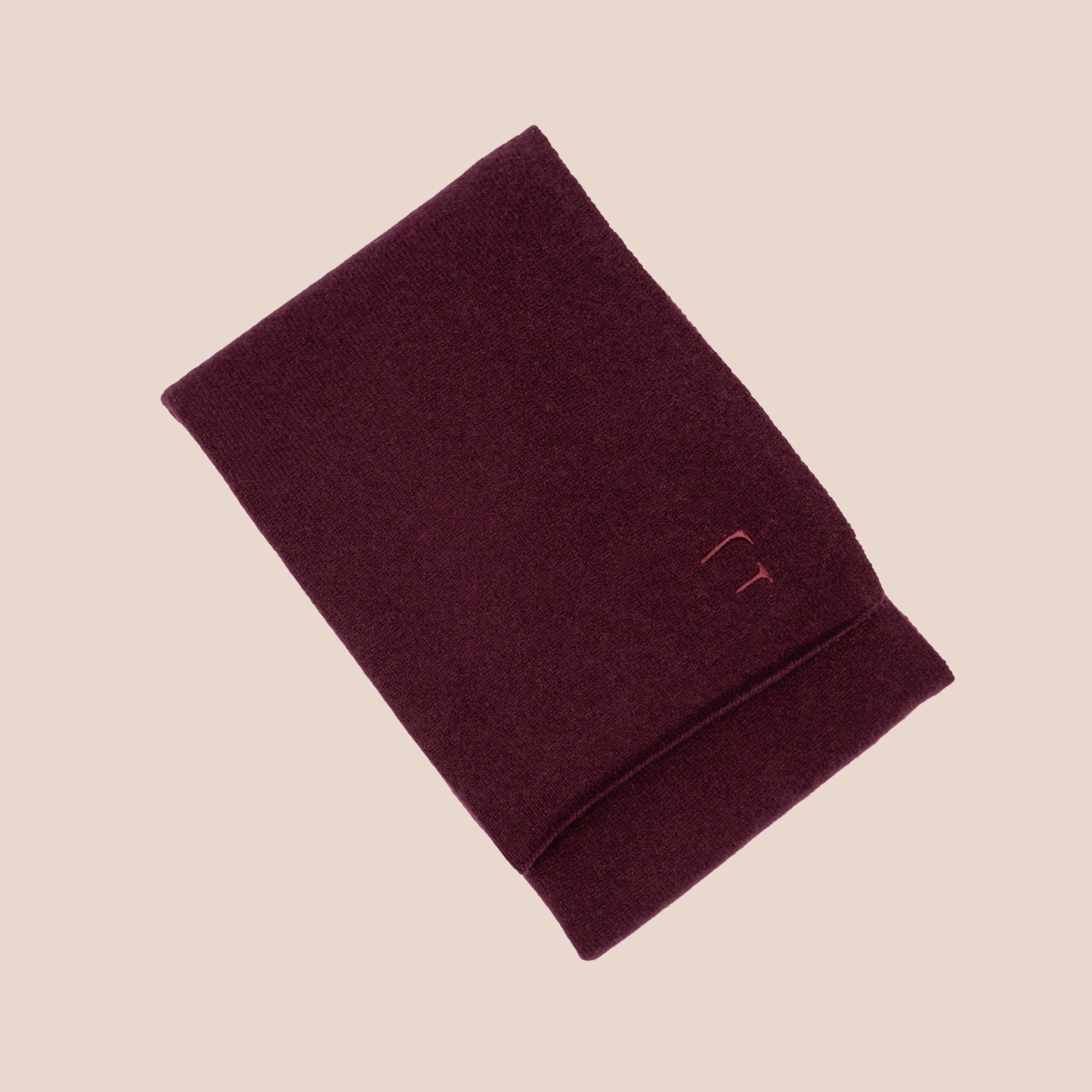 Kashmirskjerf Lyon Burgundy - Image 5