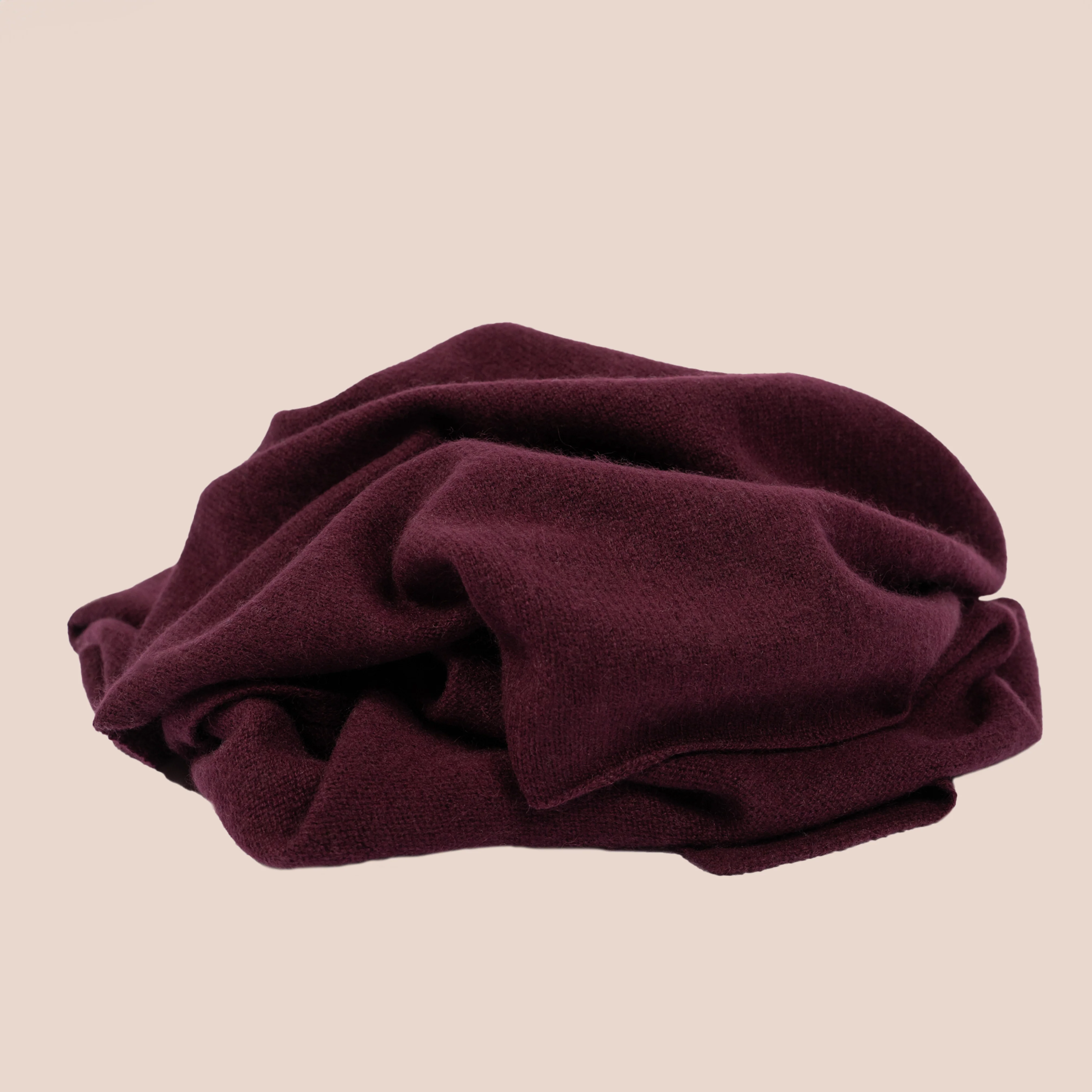 Kashmirskjerf Lyon Burgundy - Image 7