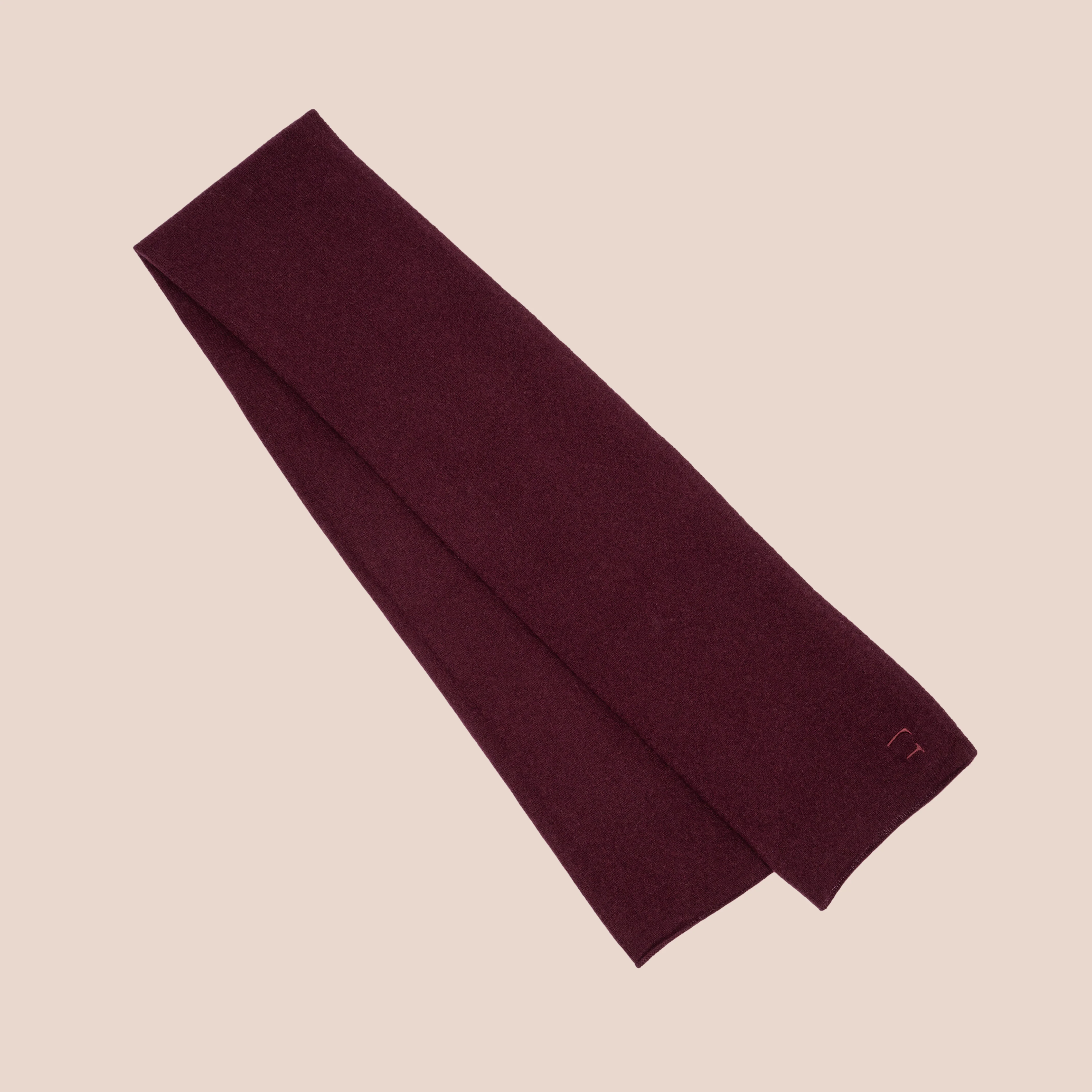 Kashmirskjerf Lyon Burgundy - Image 8
