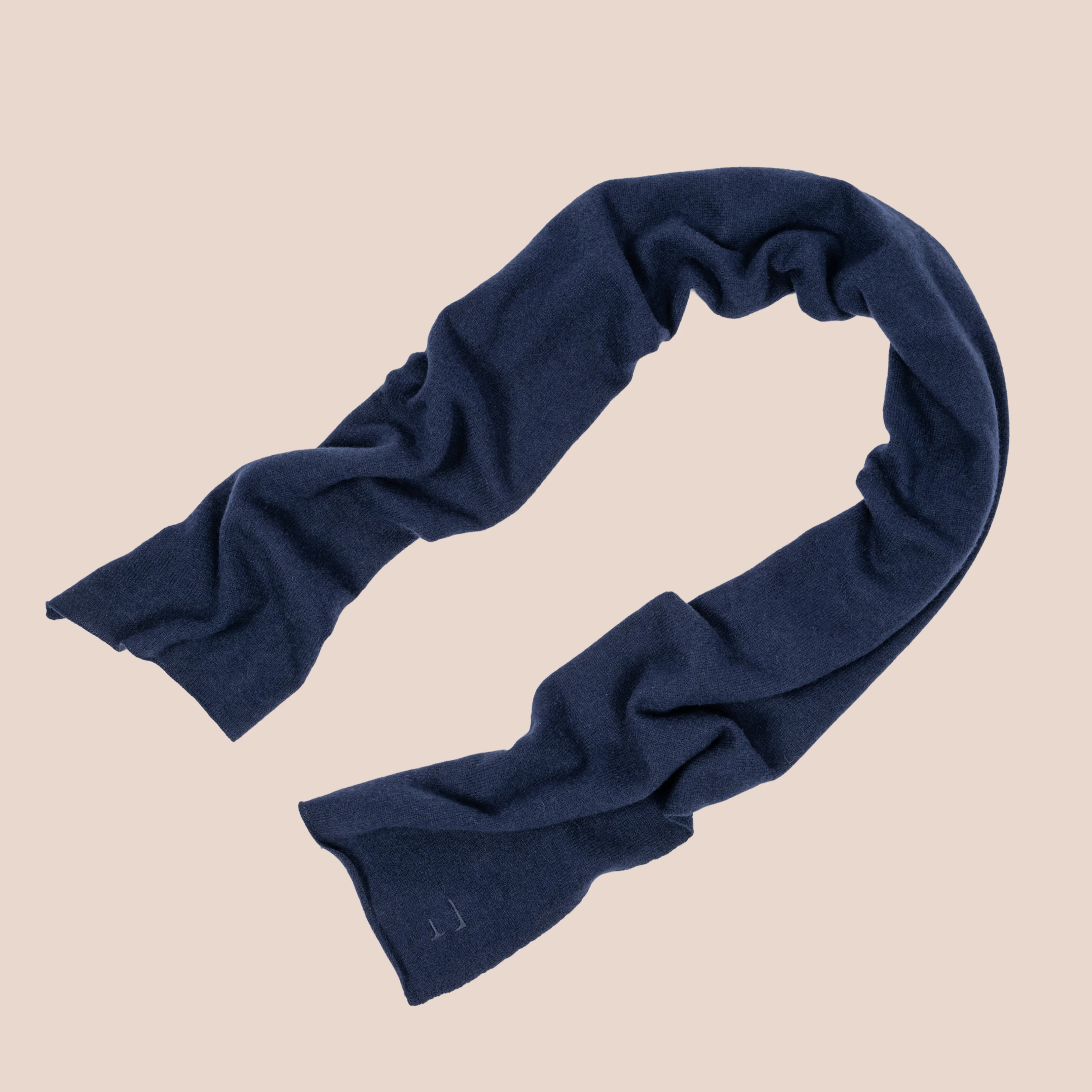 Kashmirskjerf Lyon Navy Blue - Image 6