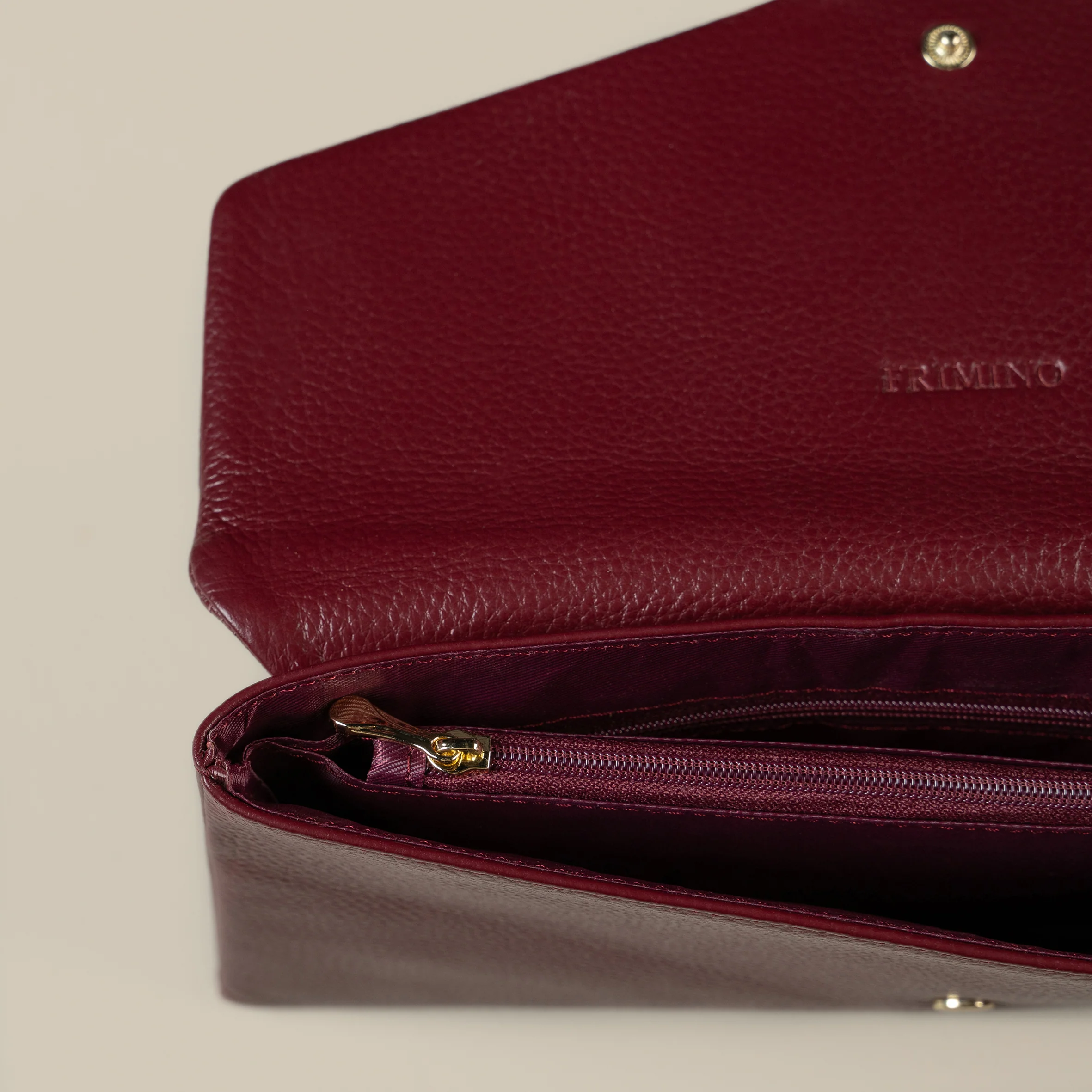 Veske Skinn Luca Burgundy - Image 6