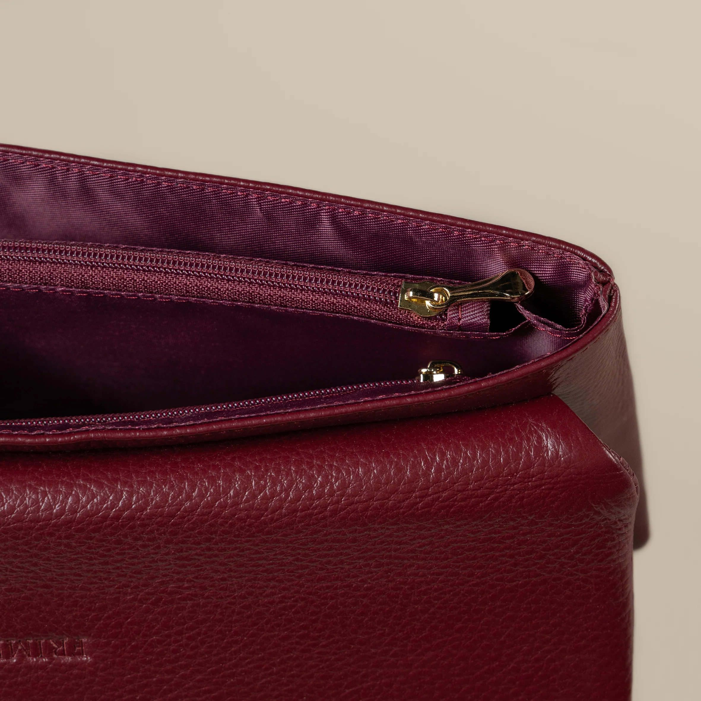 Veske Skinn Luca Burgundy - Image 8