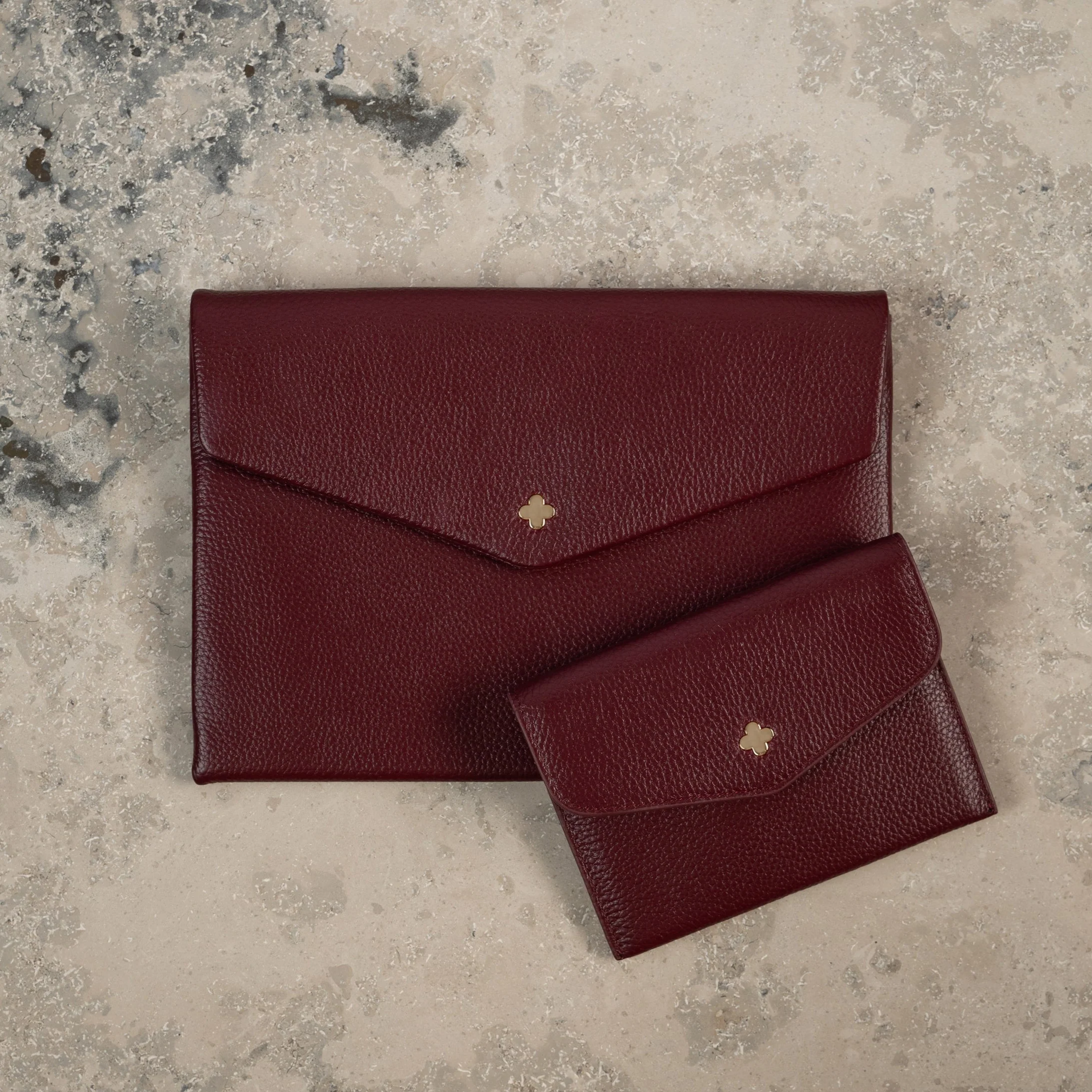 Veske Skinn Luca Burgundy - Image 9