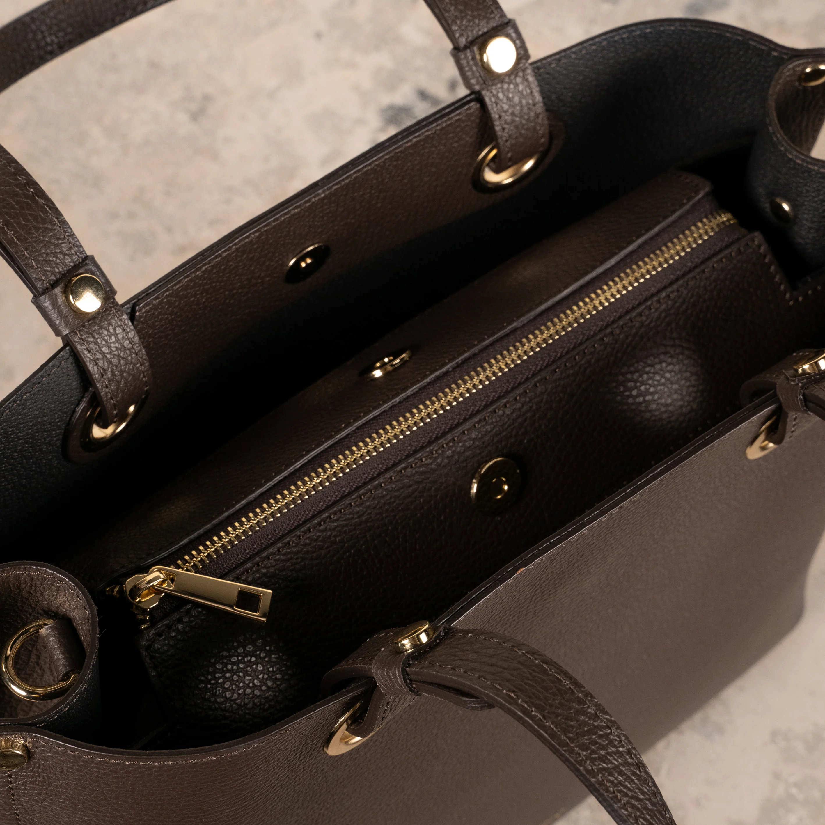 Veske Skinn Bianca Work Brown - Image 4